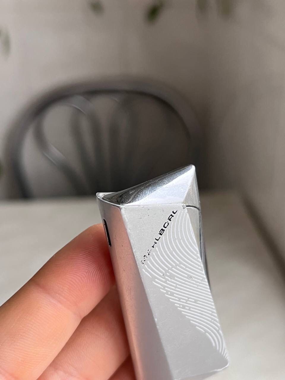 Marlboro × Vintage Y2K ELEGANCE MARLBORO GEOMETRIC METAL PUNK ROCK LIGHTER Size ONE SIZE - 4 Thumbnail