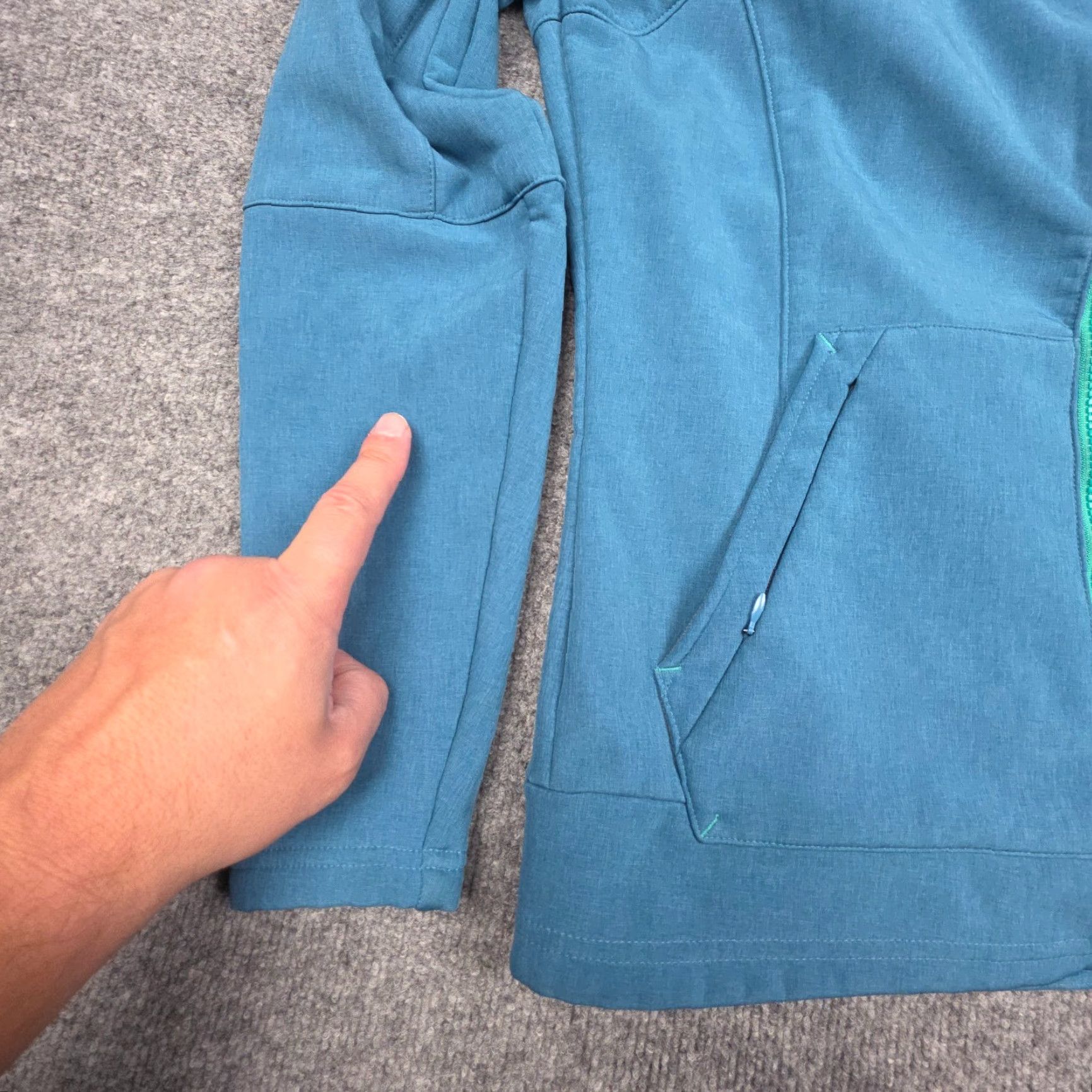 Vintage SIMMS Katafront Jacket Women's Small Blue Full Zip Pockets Hooded Lined Patch Mark Size S / US 4 / IT 40 - 5 Thumbnail
