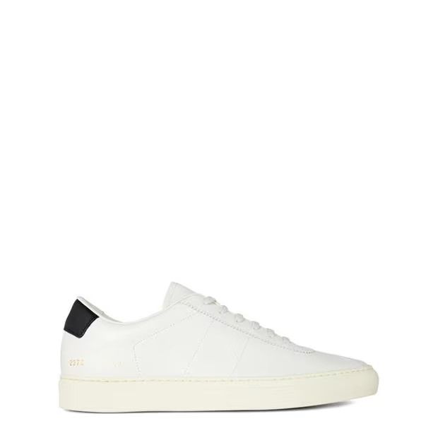 image of Common Projects O1G2R1Mq0324 Tennis Sneakers In White/black in Black/White, Men's (Size 7)