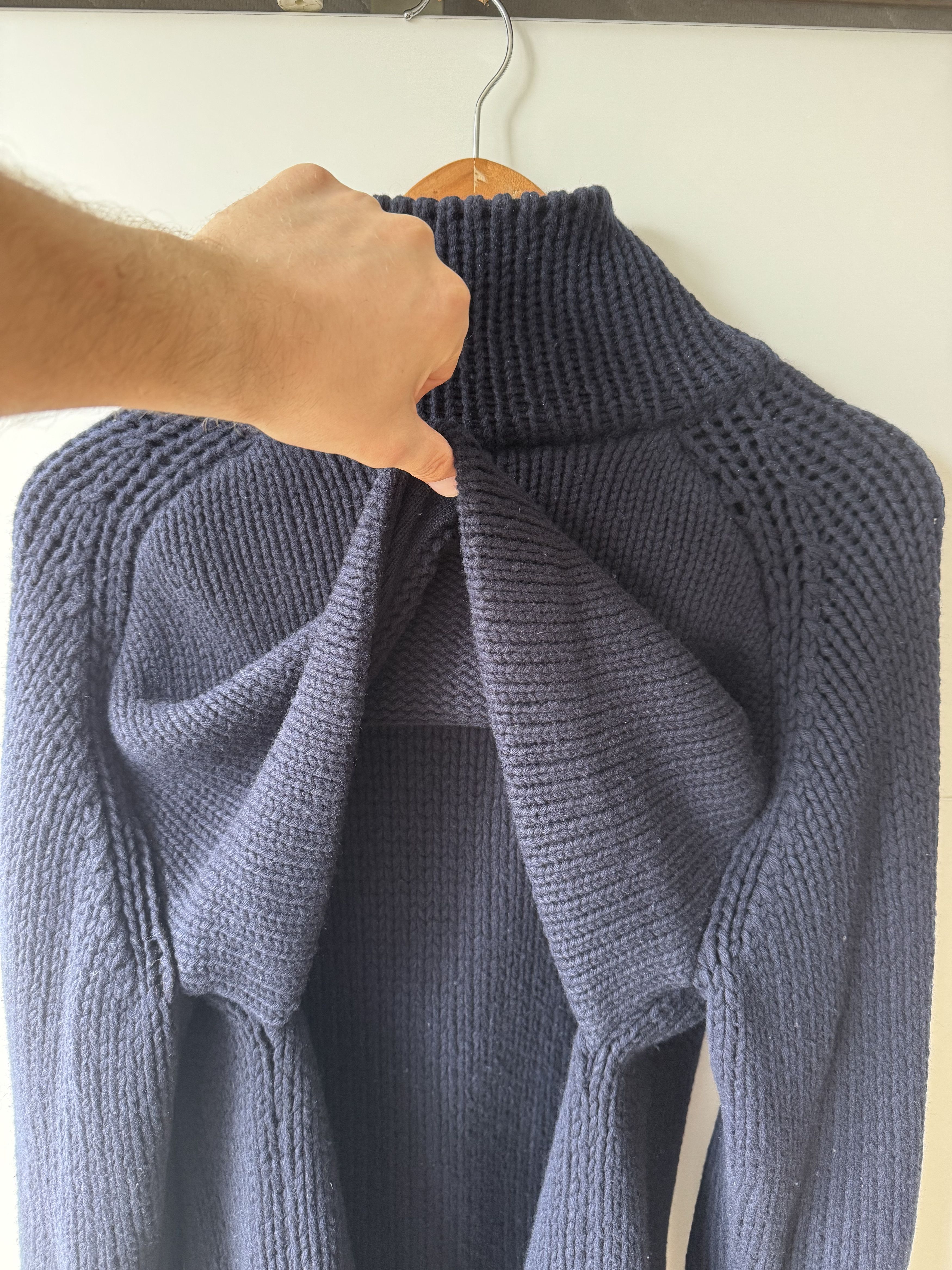 Acne Studios [S] Byron SH Wool Trench in Navy (AW14) Size US S / EU 44-46 / 1 - 6 Thumbnail