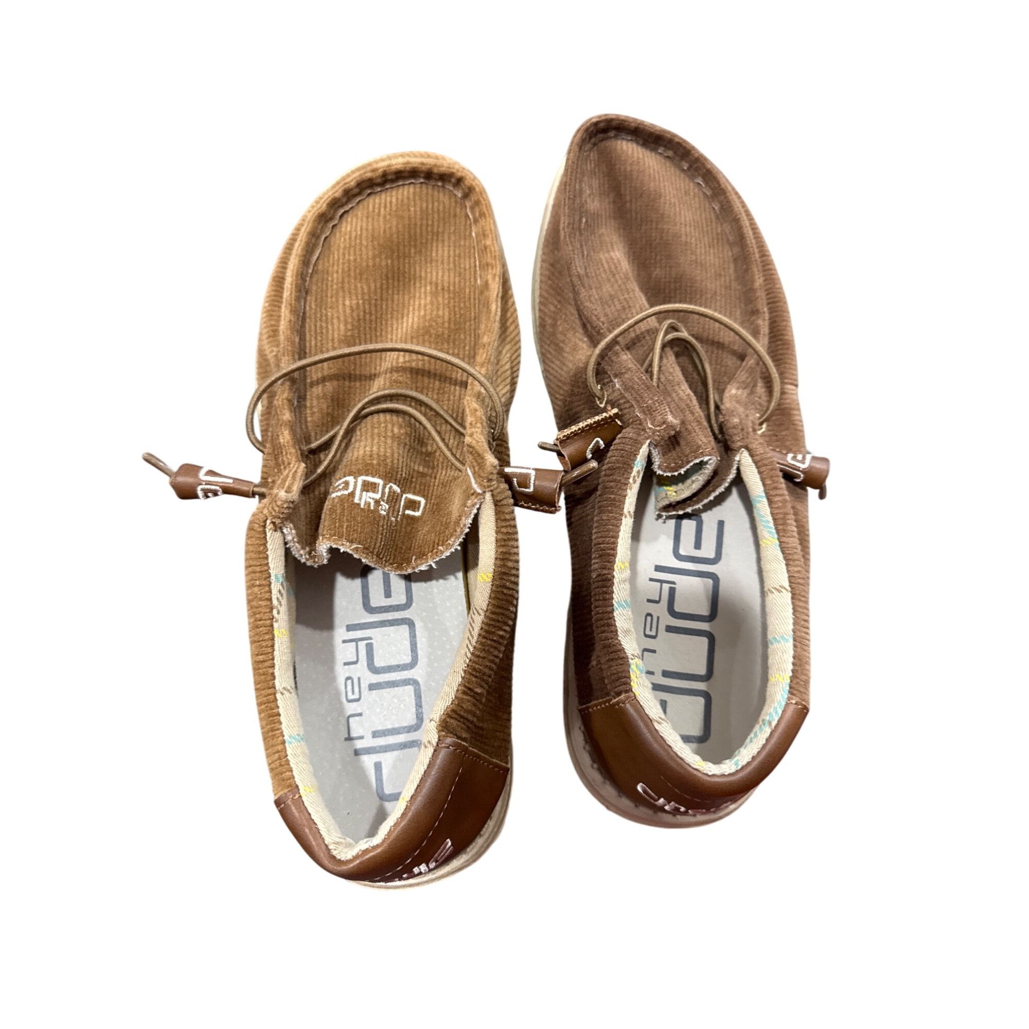 Other Hey Dude Wally Mens Brown Corduroy Slip-On Casual Shoes Size Size US 8 / EU 41 - 7 Thumbnail