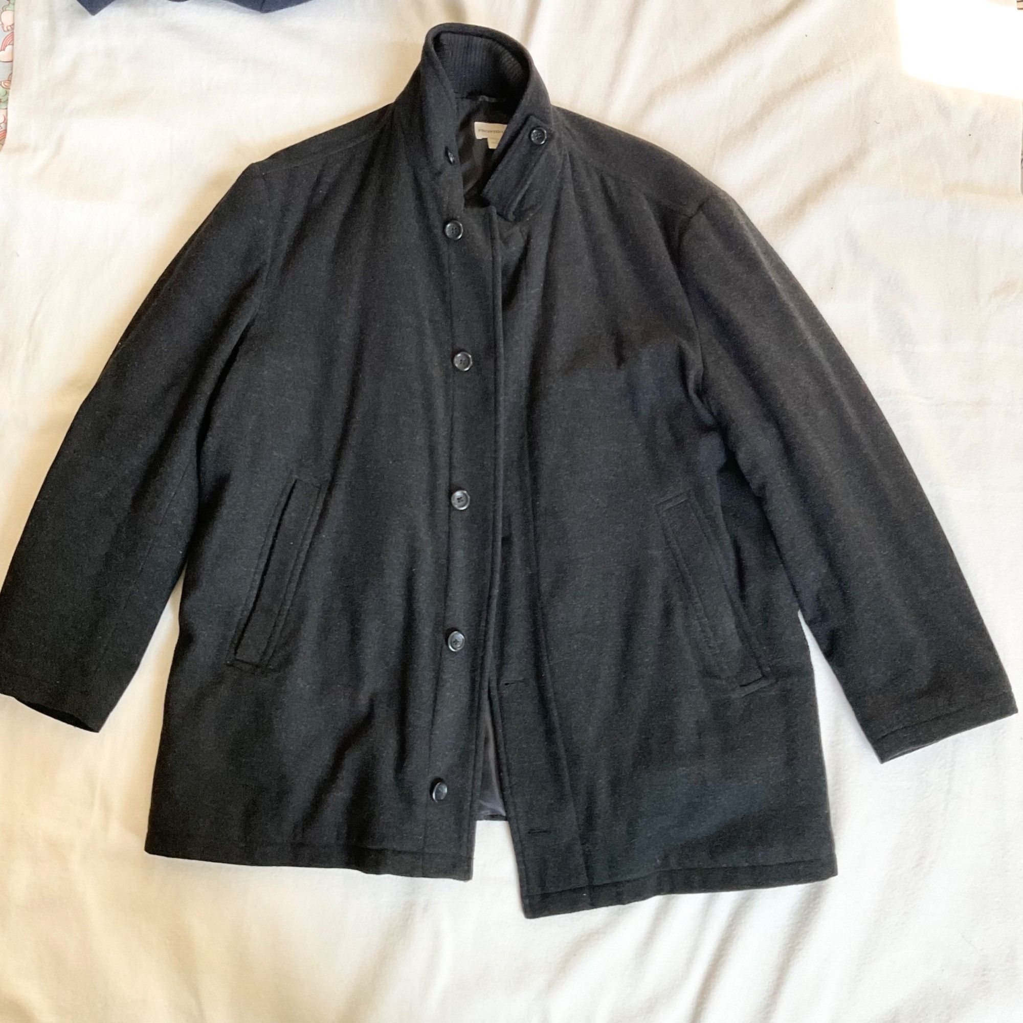 Pronto Uomo PRONTO UOMO men wool cashmere black thicker filling jacket c Size US XXL / EU 58 / 5 - 1 Thumbnail