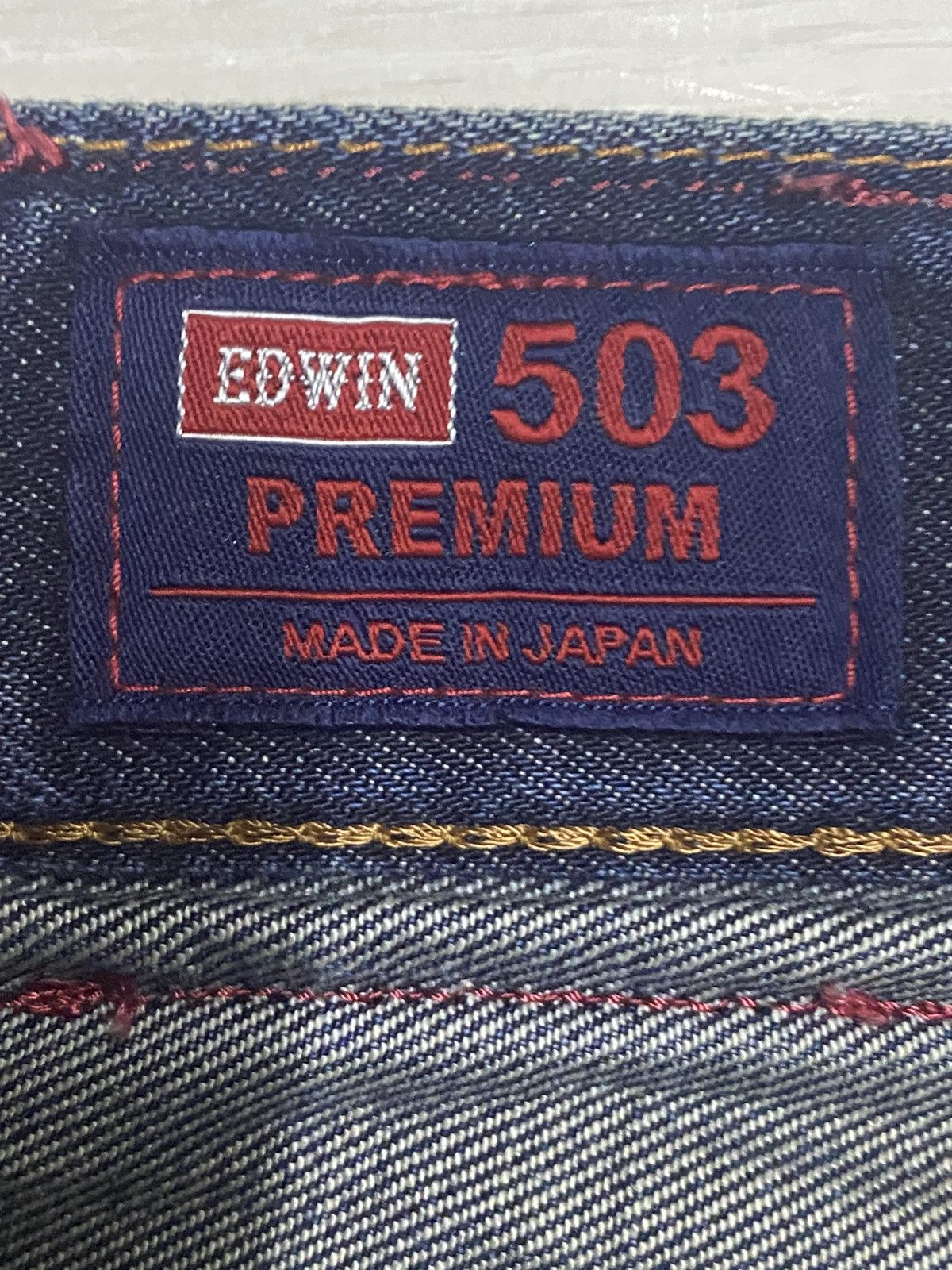 Edwin Vintage Edwin 503 Faded Wash Loose Jeans Size US 32 / EU 48 - 11 Thumbnail