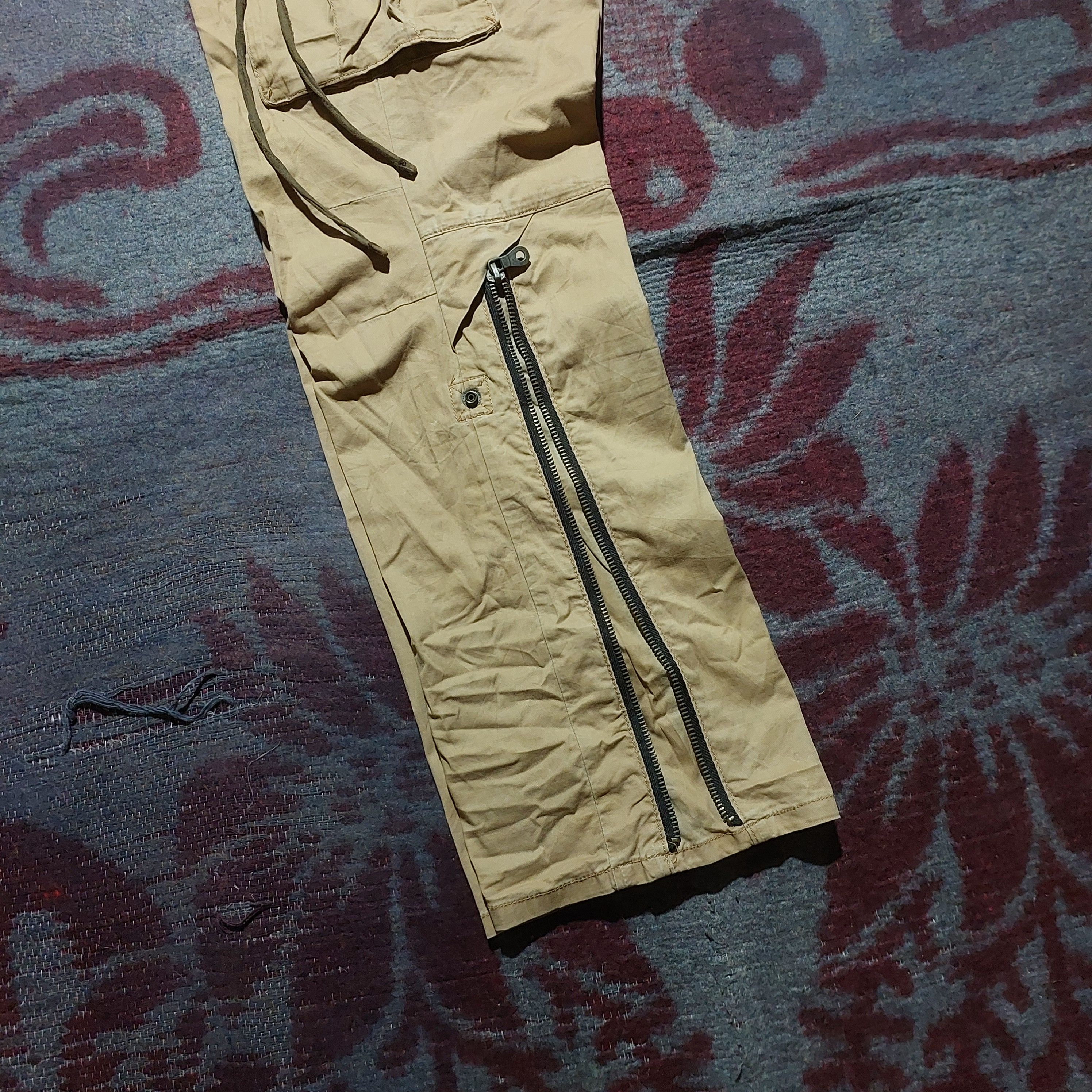 PPFM PPFM japanese zipp leg bondage cargo pants Size US 33 - 8 Thumbnail