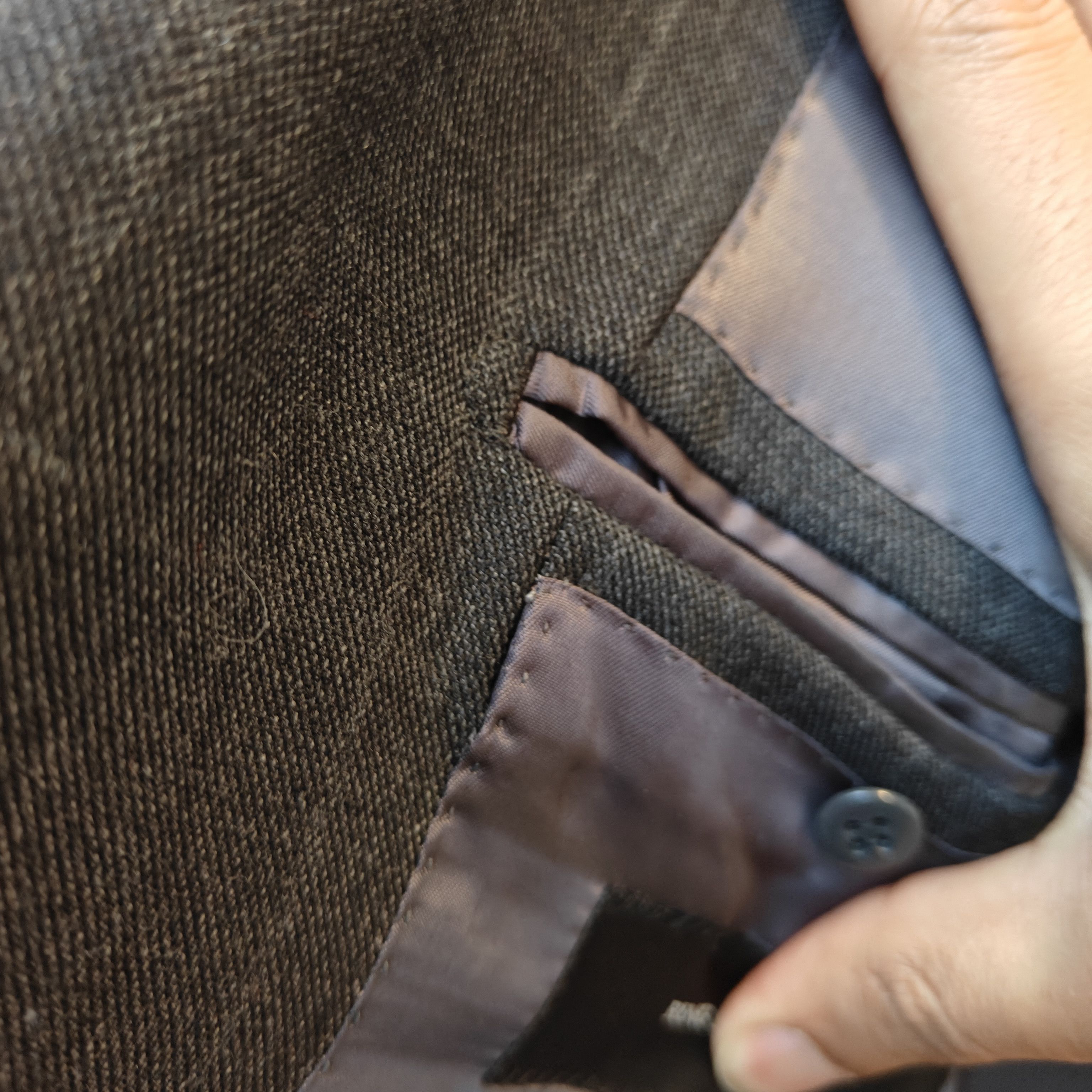 Ring Jacket Ring Jacket Grey Plaid Check Wool Blazer Made in Japan Size 46R - 23 Thumbnail