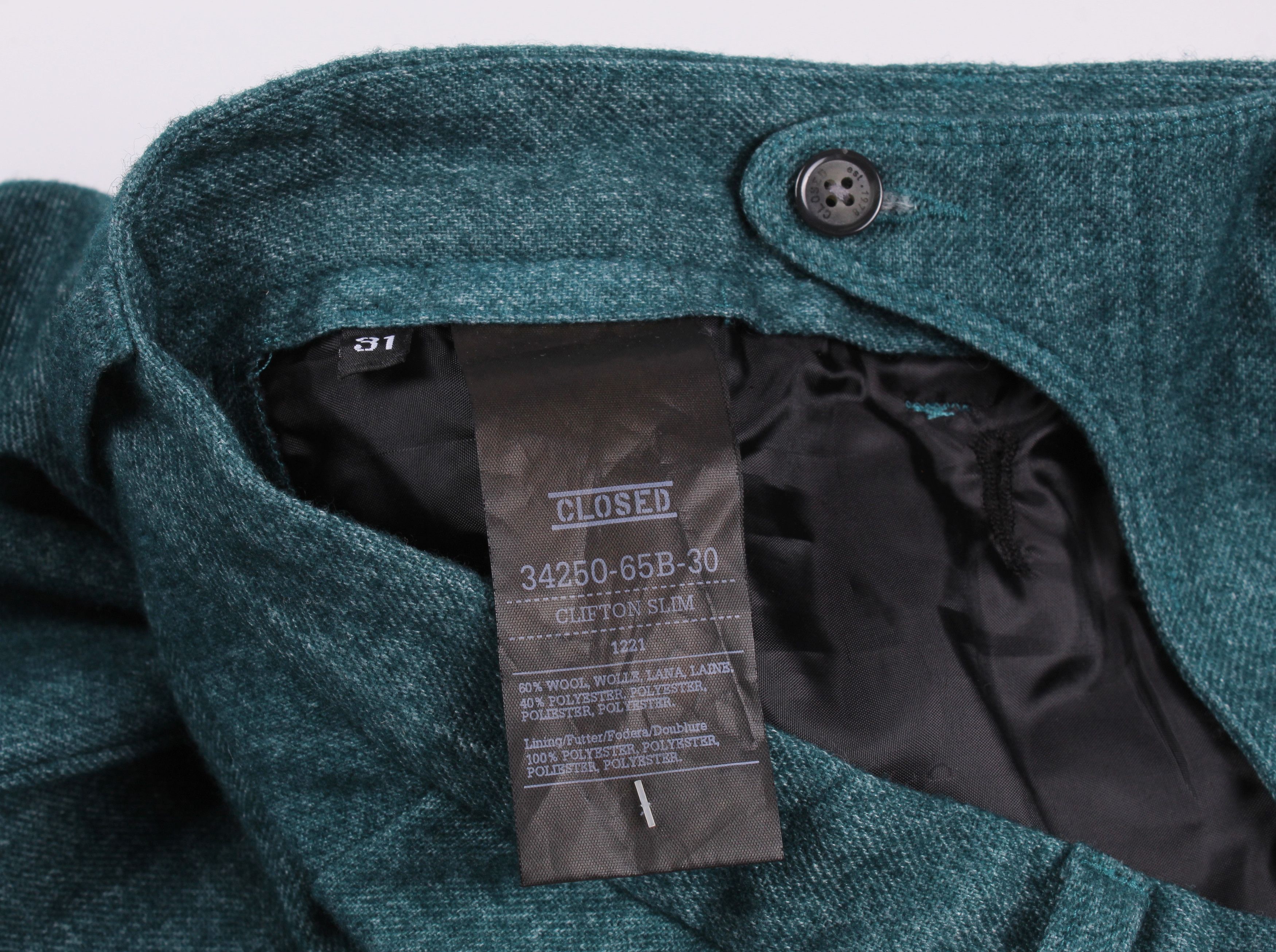 CLOSED × Marithe + Francois Girbaud × Vintage Vintage CLOSED Wool Blend Clifton Slim Trousers Pants Size US 31 - 5 Thumbnail