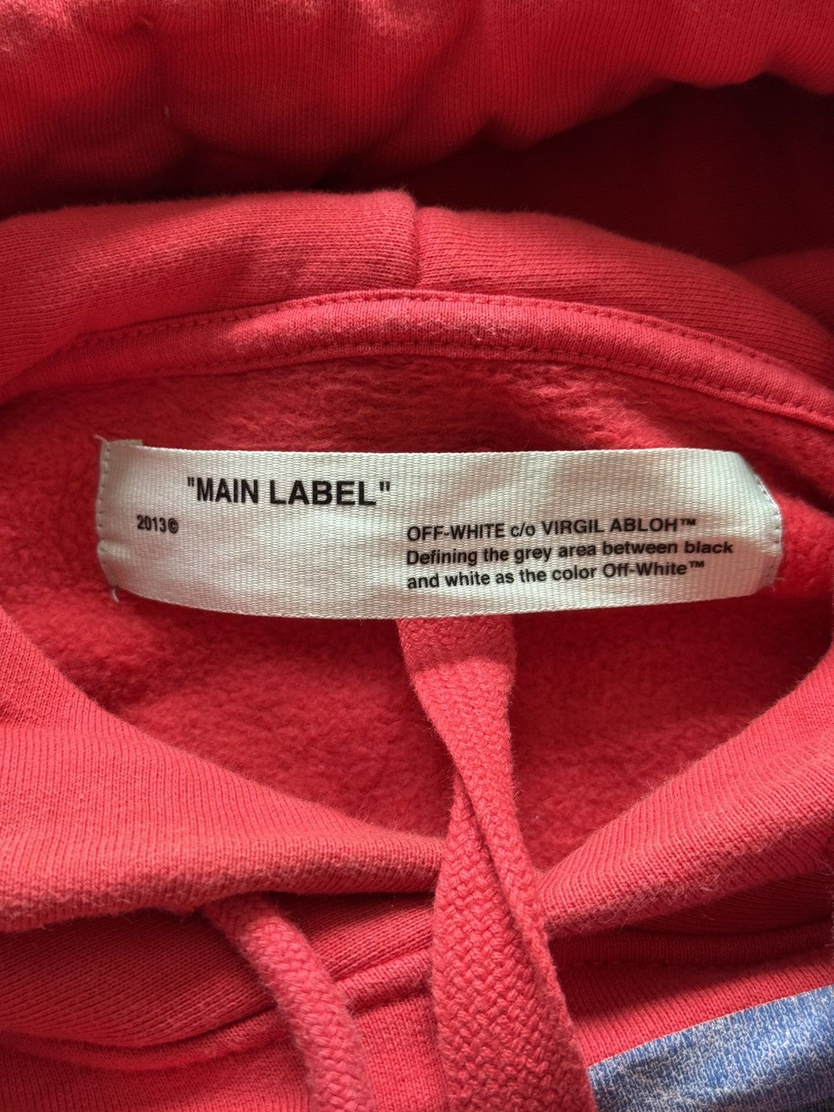 Off-White Cool Off-White Designer Hoodie Printed Red Sweater Bernini Size US XXS / EU 40 - 10 Thumbnail