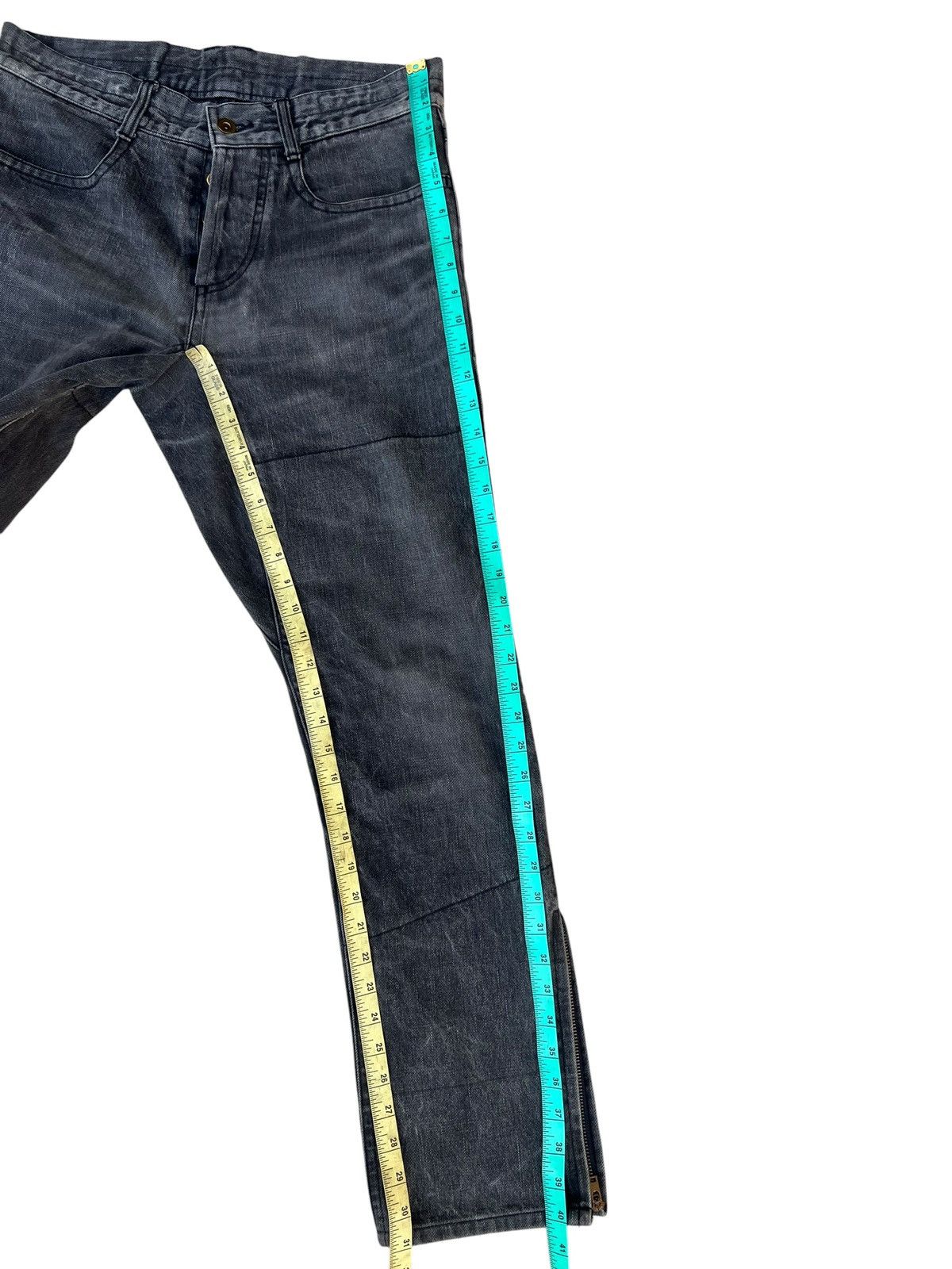 Shellac Analog Lighting Japan Fade Black Denim Selvedge Jeans Size US 31 - 6 Thumbnail