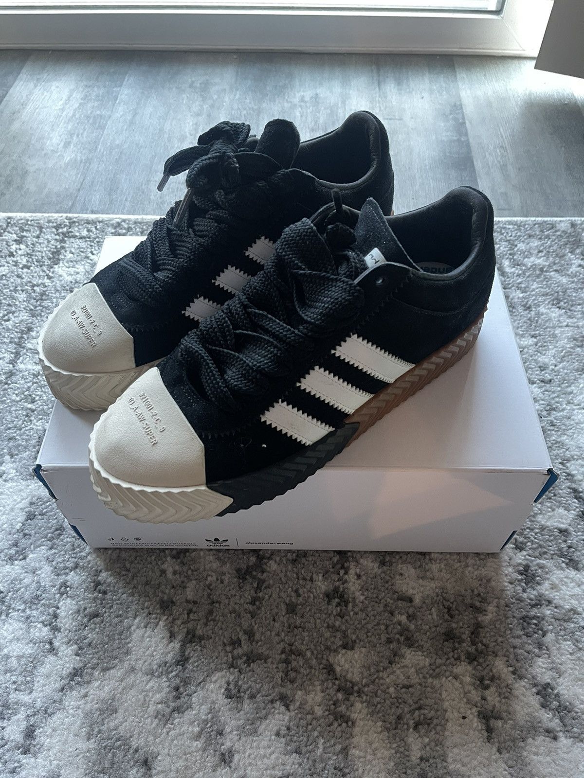 Adidas Adidas Originals by Alexander Wang Skate Super Sneakers | Grailed