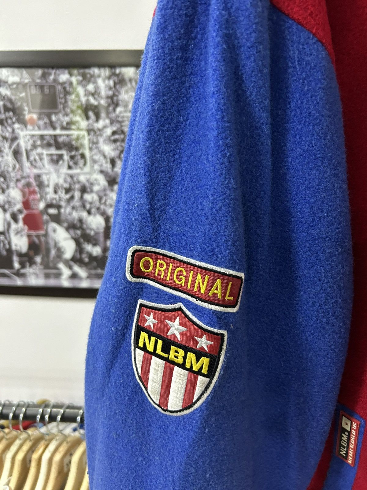 Authentic Negro Leagues × MLB Vintage Negro League Baseball varsity jacket Size US XL / EU 56 / 4 - 4 Thumbnail