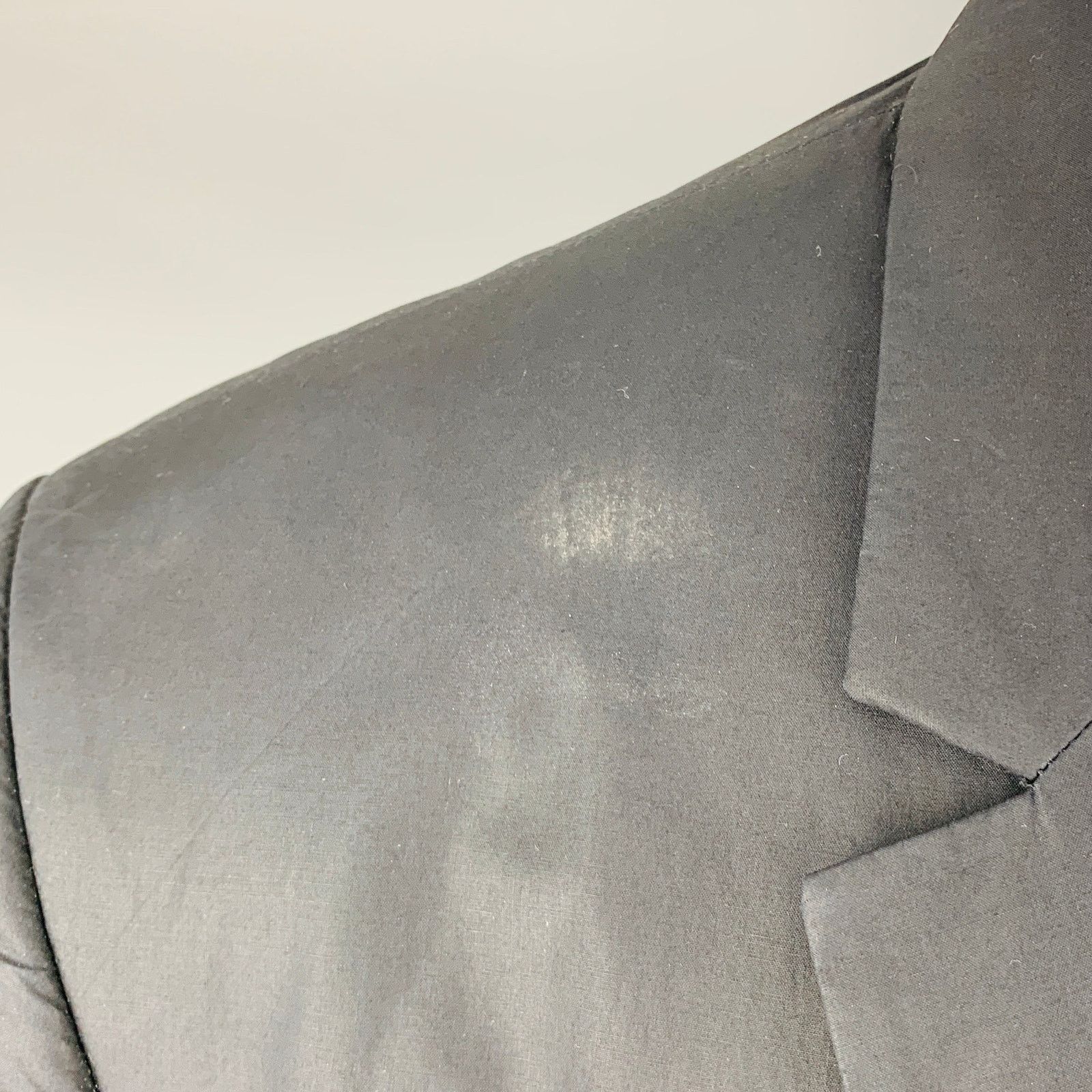 Burberry Prorsum BURBERRY PRORSUM Size 40 Black Coated Cotton Sport Coat Size 40R - 5 Thumbnail
