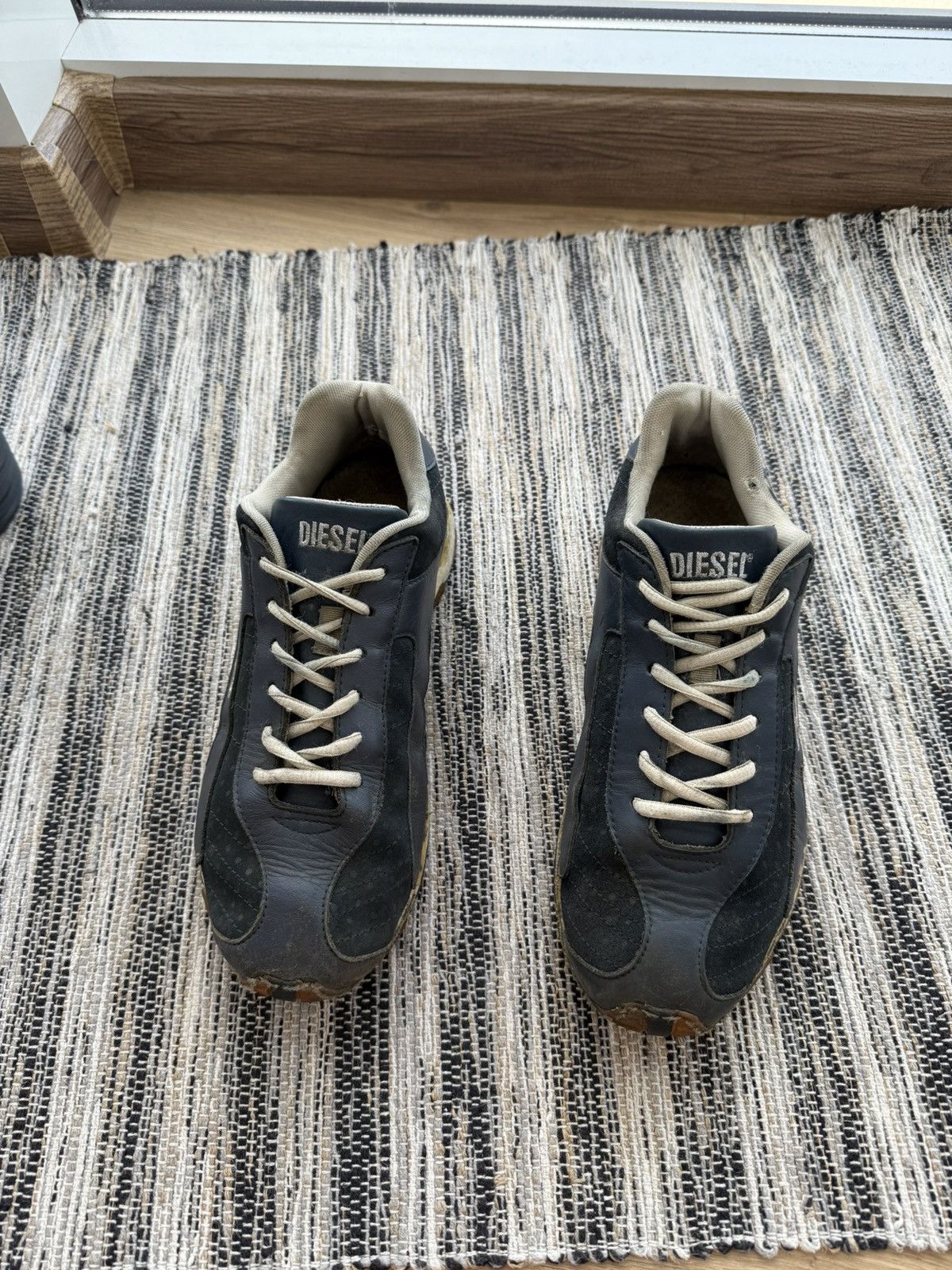 Diesel RARE VINTAGE 90s DIESEL KRYPTON SNEAKERS MEN’S DISTRESSED Size US 8.5 / EU 41-42 - 3 Thumbnail