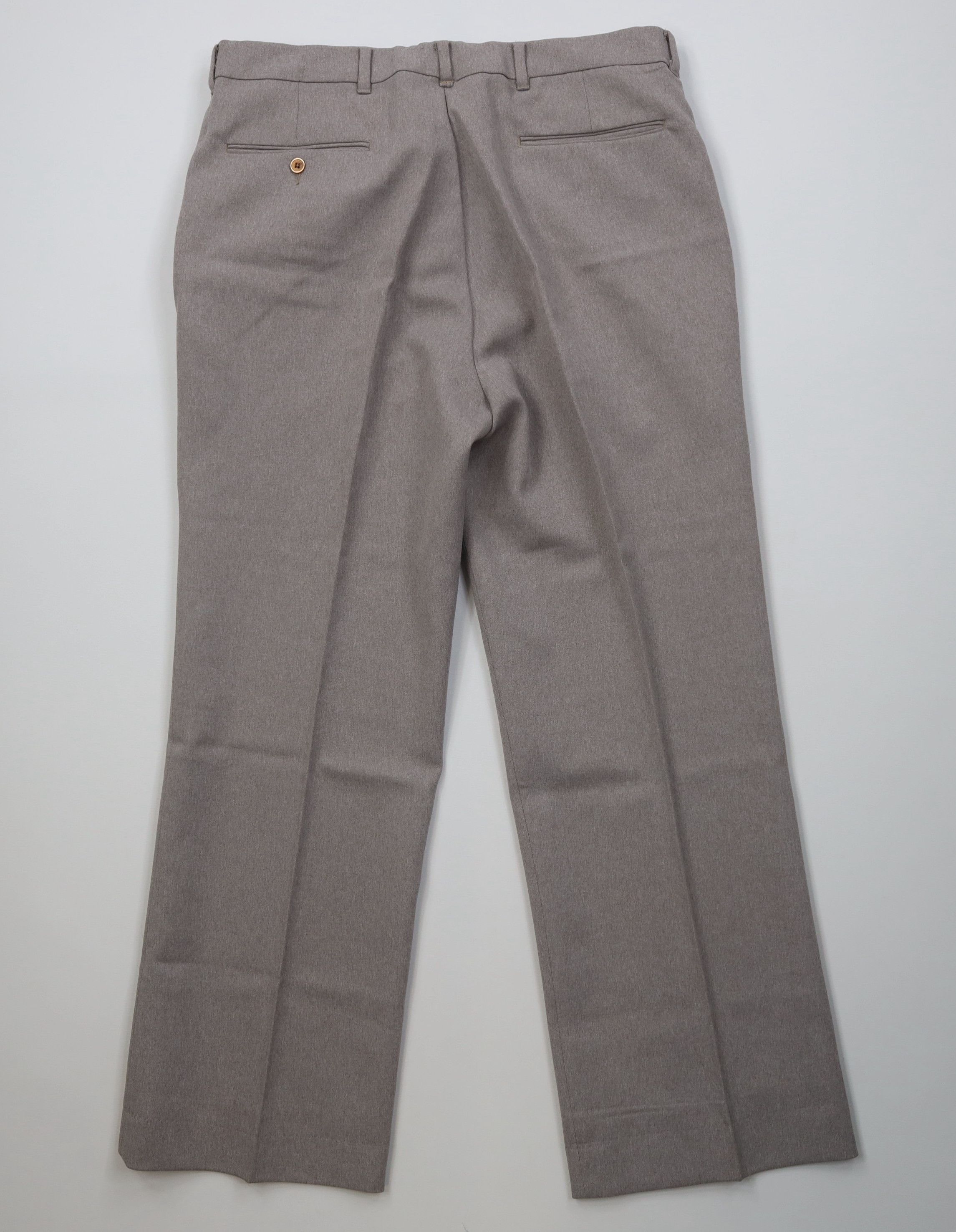 Vintage Vintage 70s Streetwear Flared Wide Leg Chino Pants Gray USA Size US 34 / EU 50 - 9 Thumbnail
