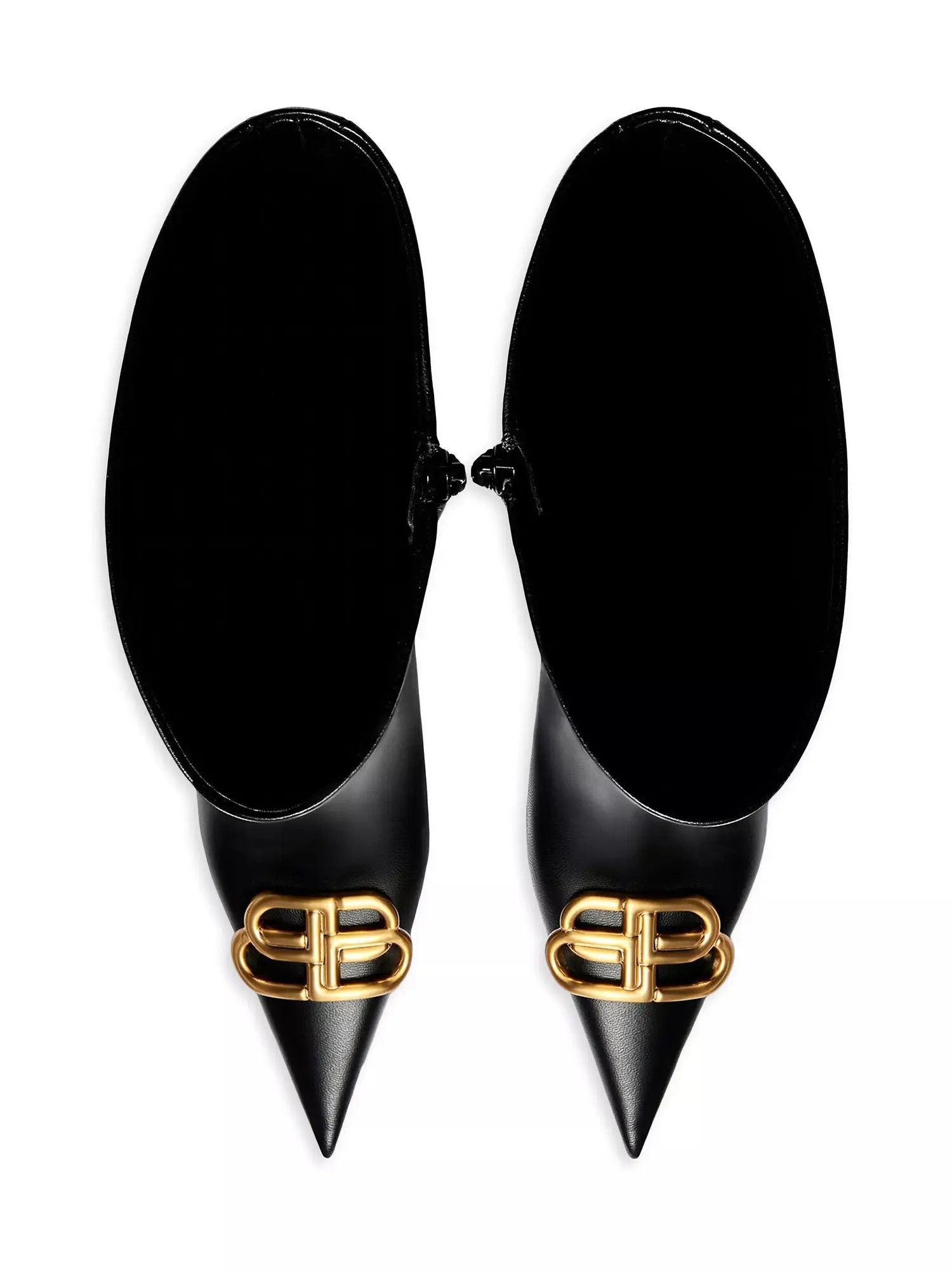 Balenciaga o1bcso1str1025 Square Knife BB 80mm Boots in Black Size US 6 / IT 36 - 5 Thumbnail