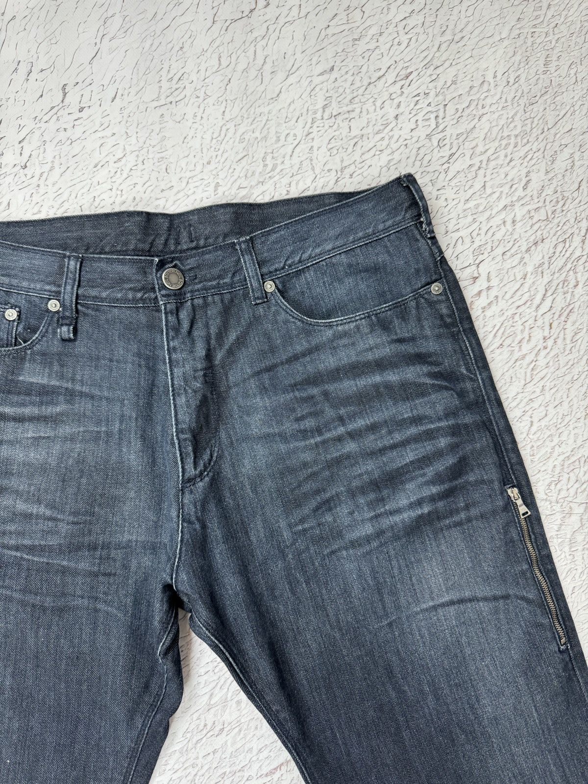 Neil Barrett Neil Barrett Indigo dark straight denim jeans zip pocket Size US 34 / EU 50 - 8 Thumbnail