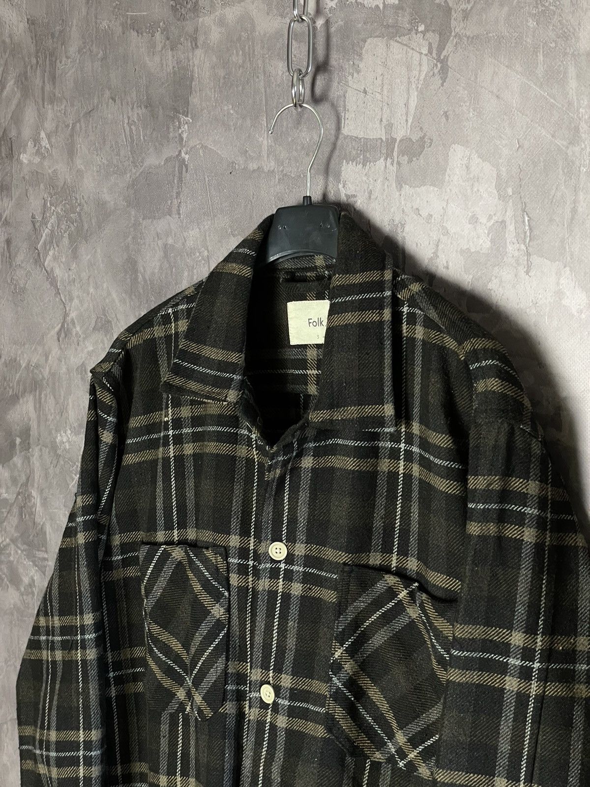 Folk Vintage Folk Flannel Checked Pocket Shirt Plaid Size US L / EU 52-54 / 3 - 7 Thumbnail