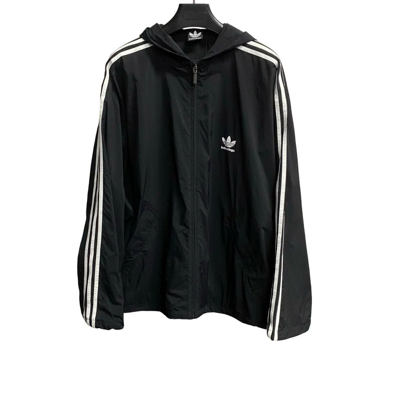 Balenciaga Balenciaga x Adidas Logo Embroidered Windbreaker S Size US S / EU 44-46 / 1 - 1 Thumbnail