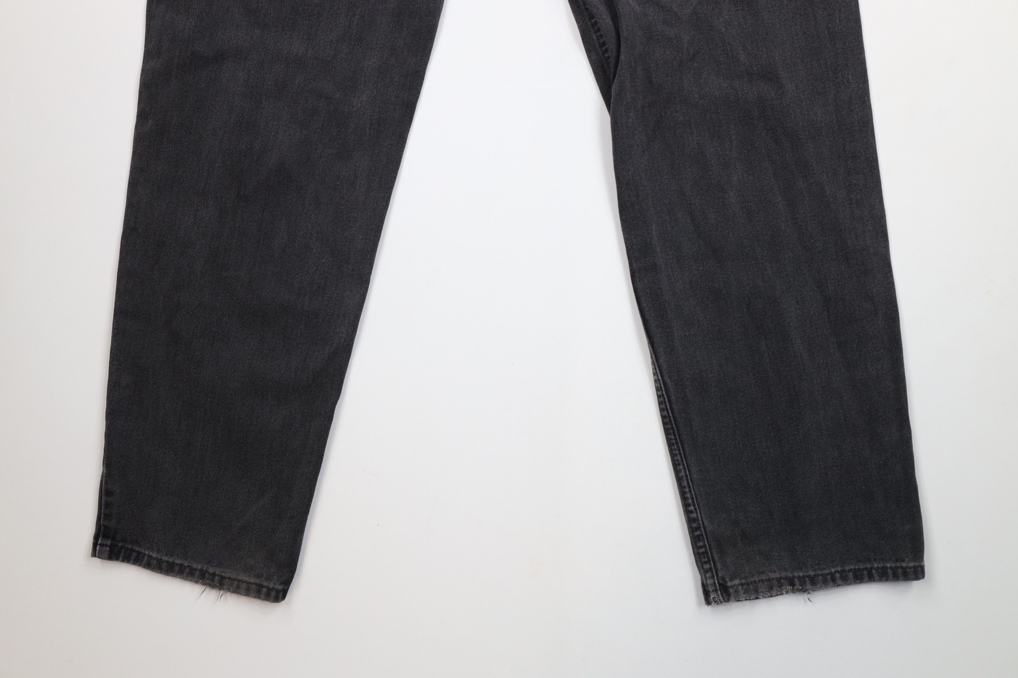 Levi's × Vintage Vintage Y2K 2001 Levis 550 Relaxed Fit Denim Jeans Black Size US 36 / EU 52 - 13 Thumbnail