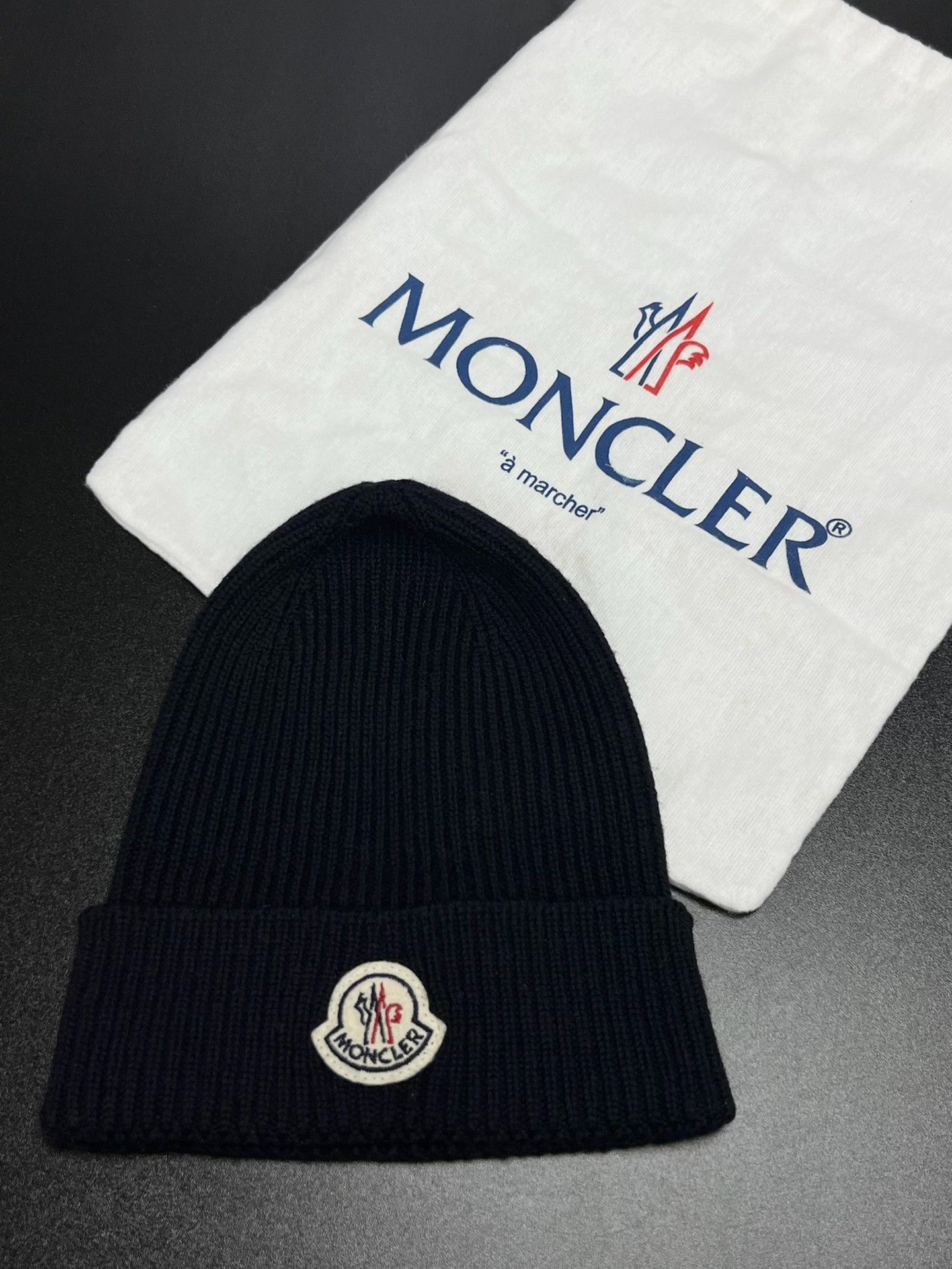Moncler Moncler Knit Blue Hat one size Men Size ONE SIZE - 1 Thumbnail