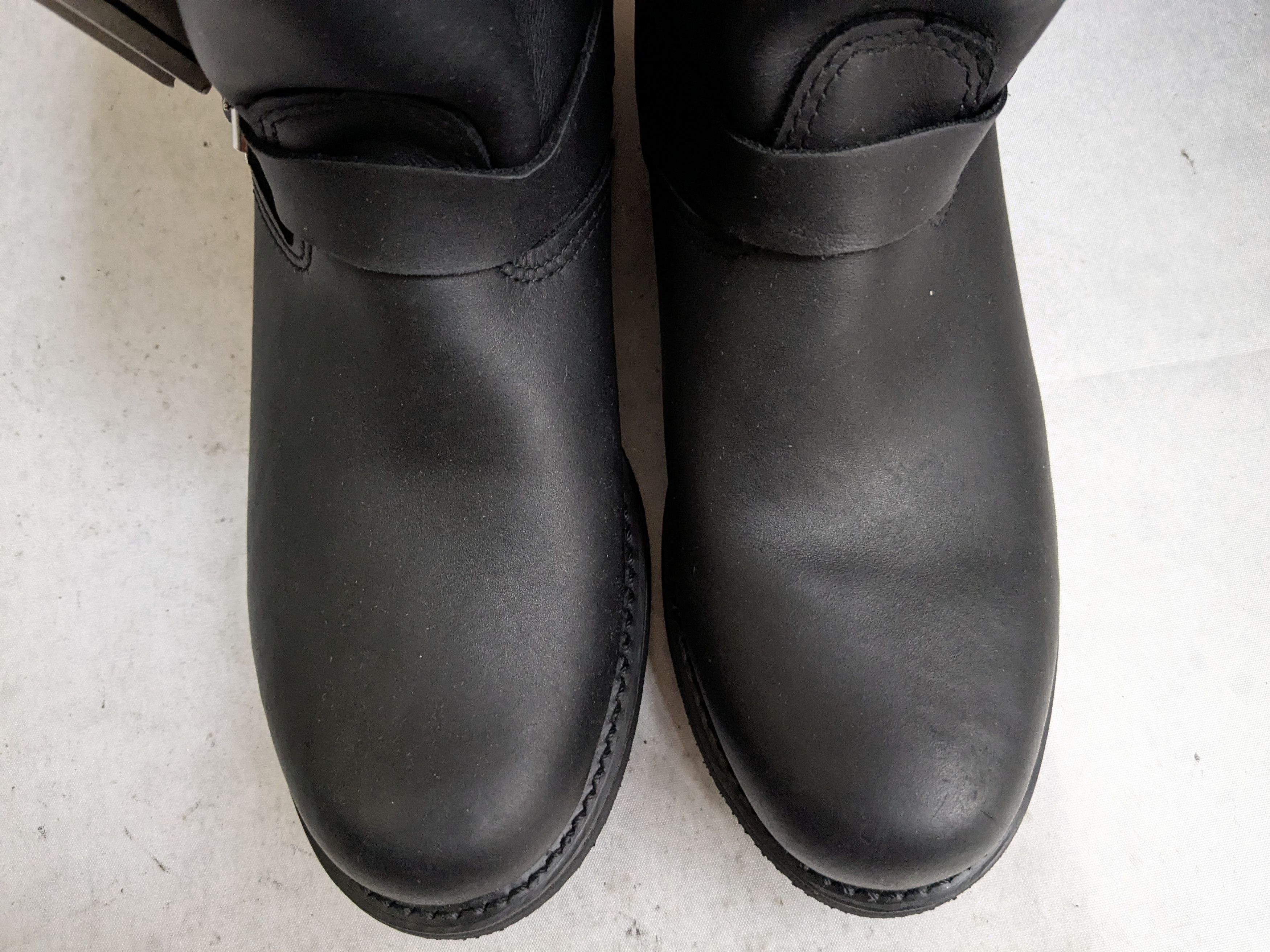 Frye Frye Engineer Boots Black Leather 10 M Leather Buckle Size US 10 / EU 43 - 5 Thumbnail