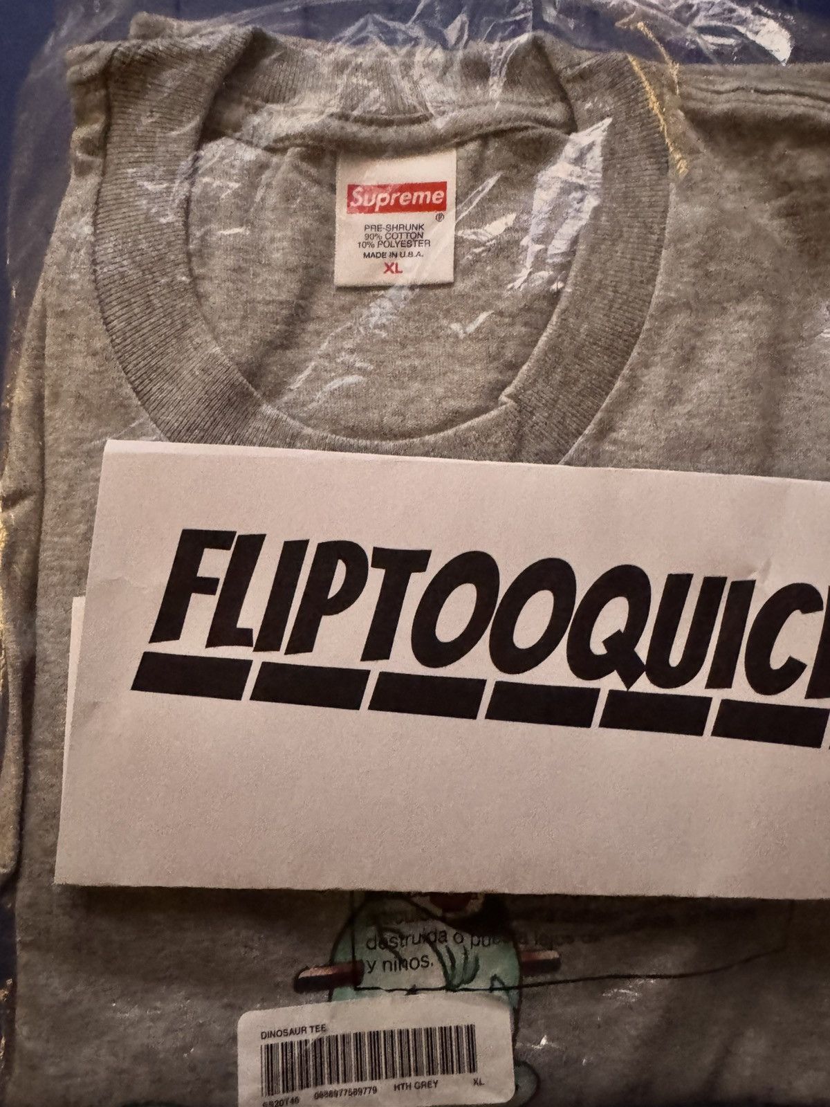 Supreme Dinosaur Tee Size US XL / EU 56 / 4 - 3 Thumbnail