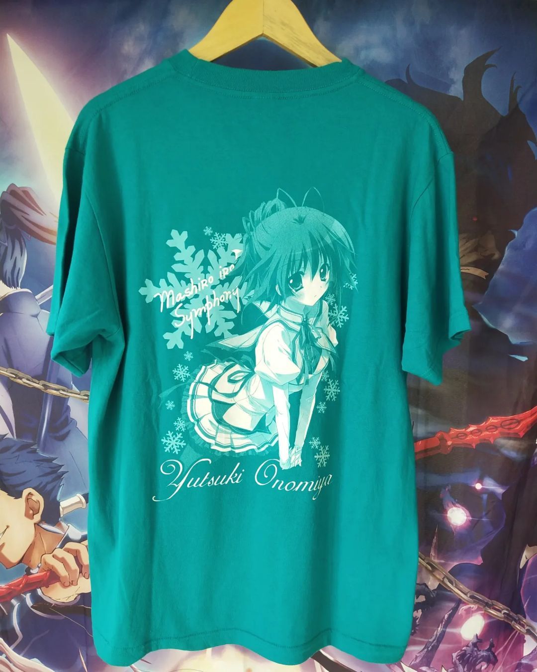 Anime × Japanese Brand Mashiroiro Symphony Double Sided Big Print Anime Tees Size US L / EU 52-54 / 3 - 4 Thumbnail