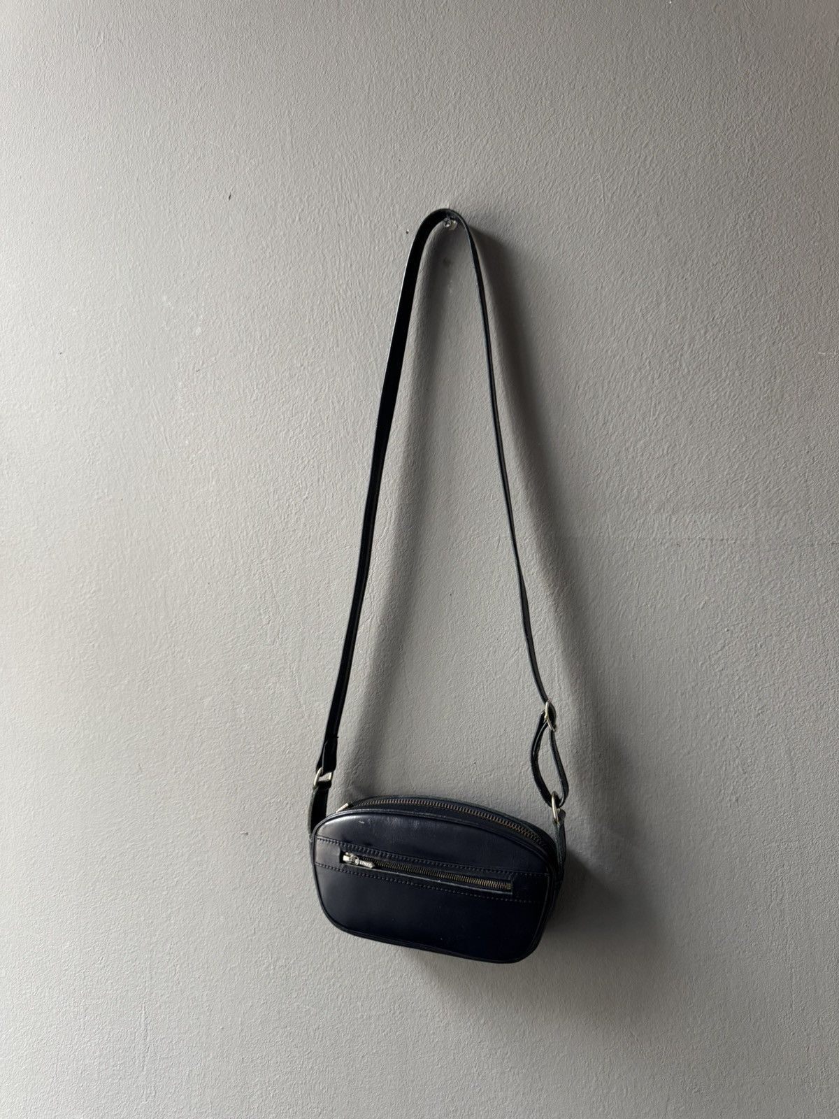 Other Vintage Leather Mini Shoulder Bag Riri Hardware Compact Size ONE SIZE - 5 Thumbnail