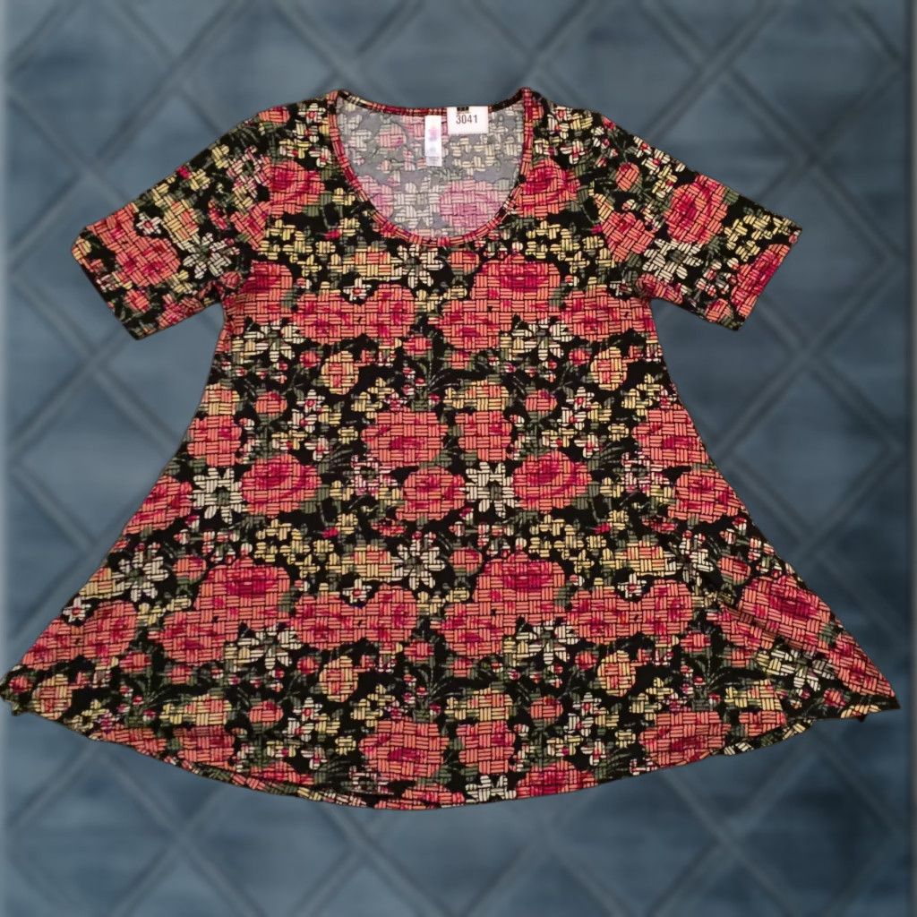Vintage LuLaRoe Shirt Womens XS Pink Floral Short Sleeve T-Shirt Irma Tunic Everyday Casual Womens XS Pink Floral Short Sleeve LuLaRoe Irma Shrt Size XS / US 0-2 / IT 36-38 - 1 Thumbnail