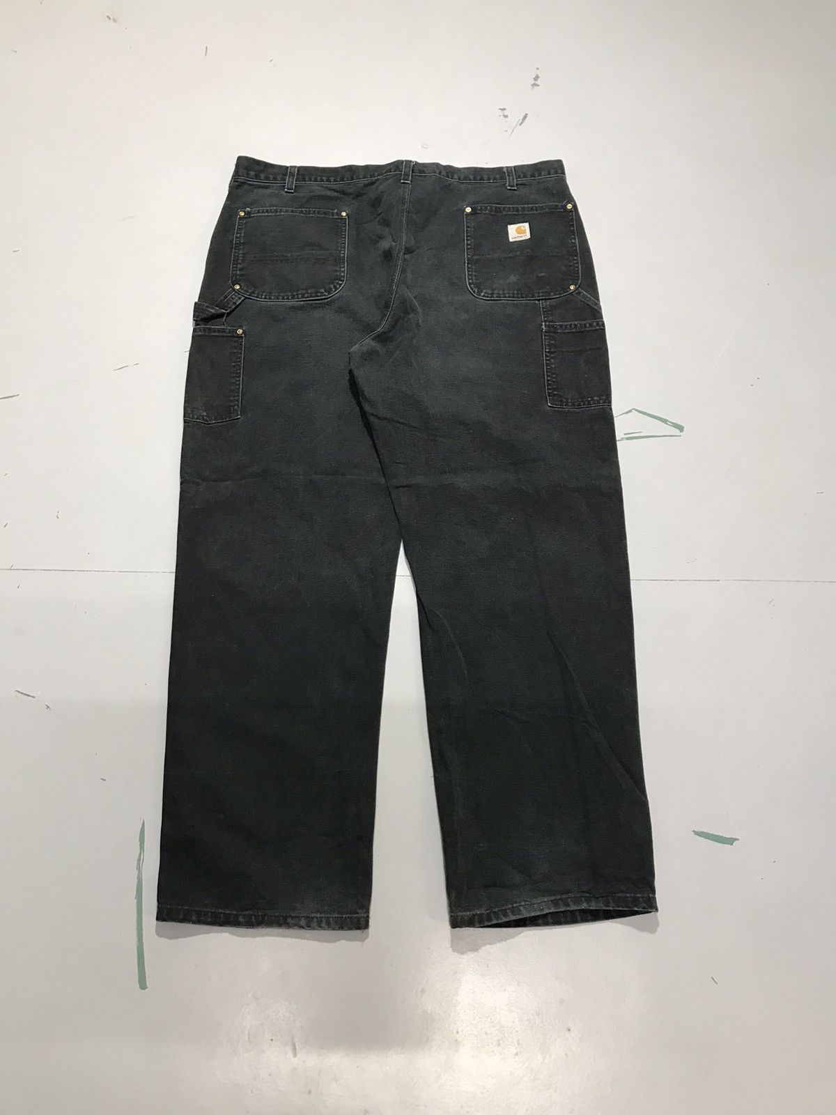 Carhartt Vintage Carhartt B01 BLK double knee workwear denim Size US 42 / EU 58 - 2 Thumbnail