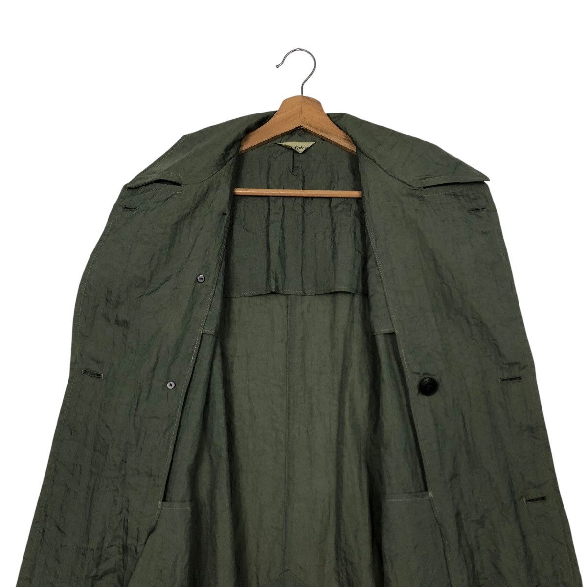 Japanese Brand × Vintage 📌Rich Green Vintage Long Jacket San-Entry Bondage Parachute Size US M / EU 48-50 / 2 - 16 Thumbnail