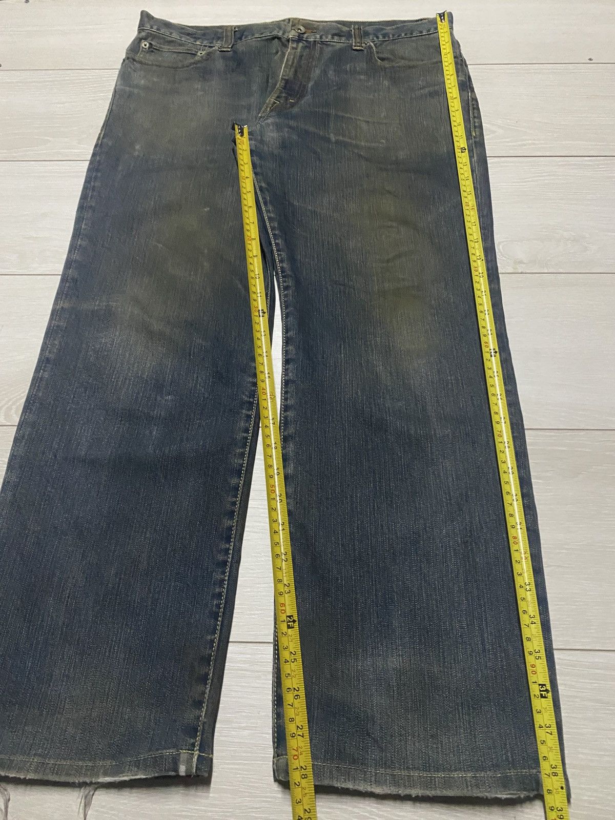 Vintage Vintage Japanese Brands Rusty Distressed Loose Jeans Size US 36 / EU 52 - 13 Thumbnail