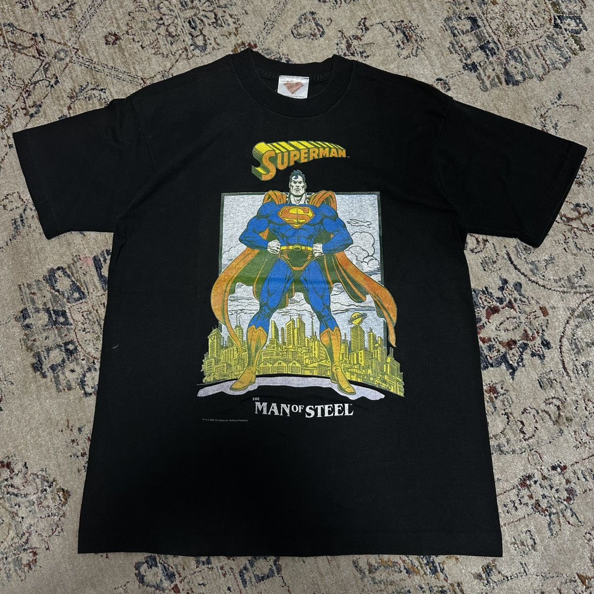 Vintage Vintage Superman Man of Steel 1990 Size US L / EU 52-54 / 3 - 1 Thumbnail
