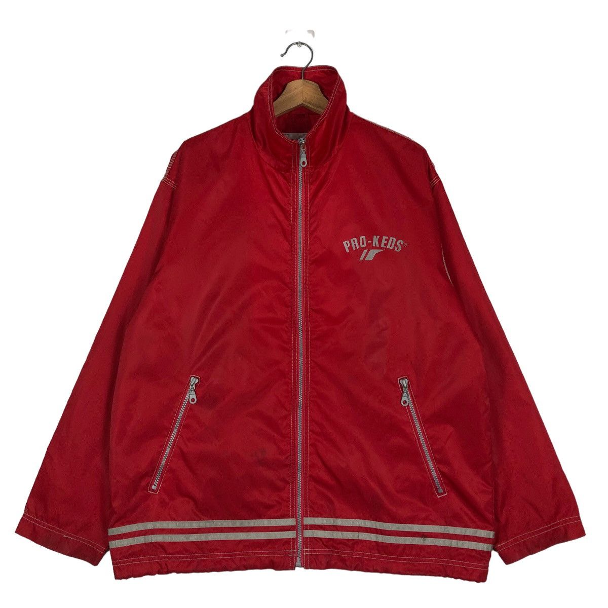 Japanese Brand 🔥Vintage Coach Jacket Training Pro-Keds Big Logo Spell Out Size US L / EU 52-54 / 3 - 1 Thumbnail