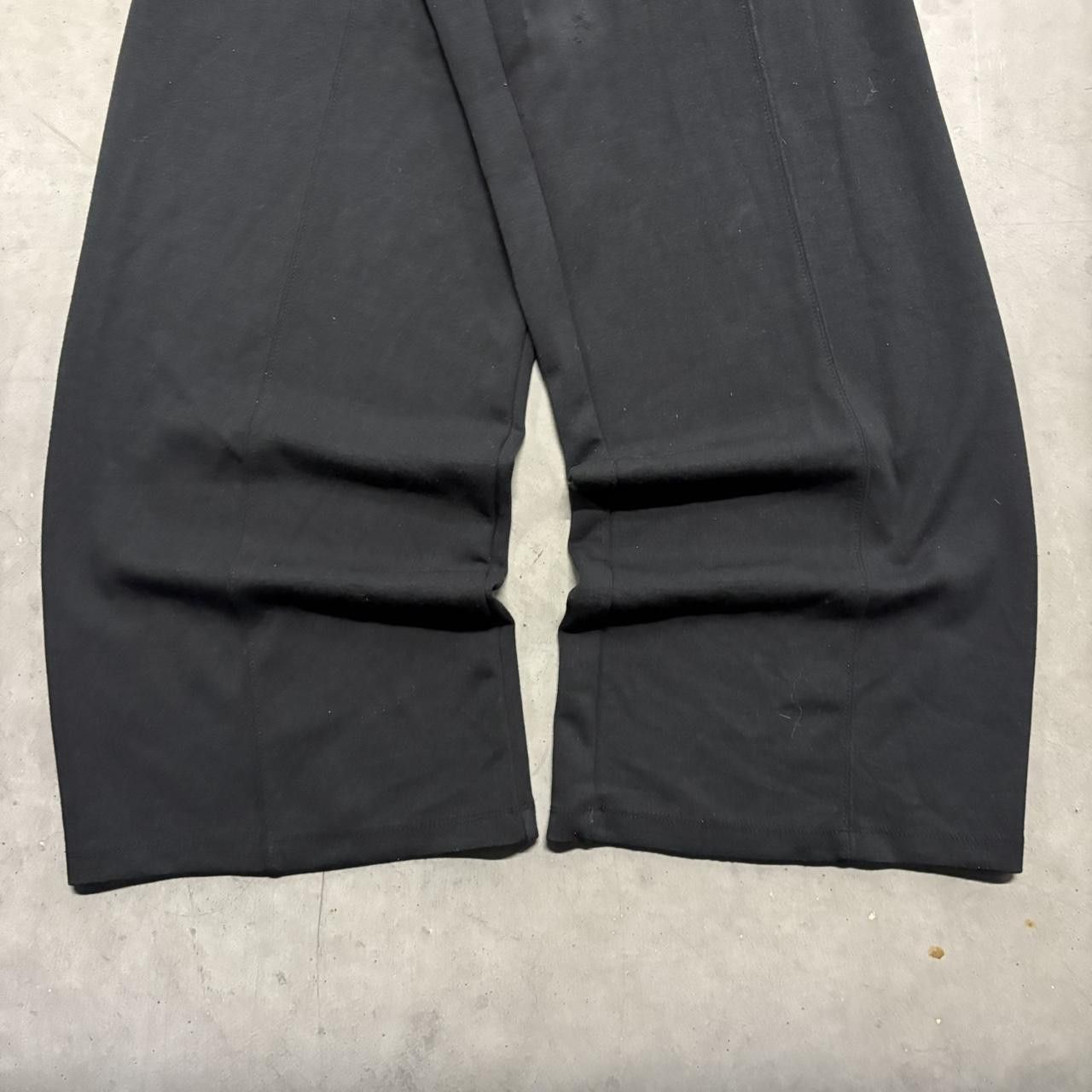Vintage Crazy Vintage Y2K/2000s Super Baggy Wideleg Black Sweatpants! Size US 32 / EU 48 - 4 Thumbnail