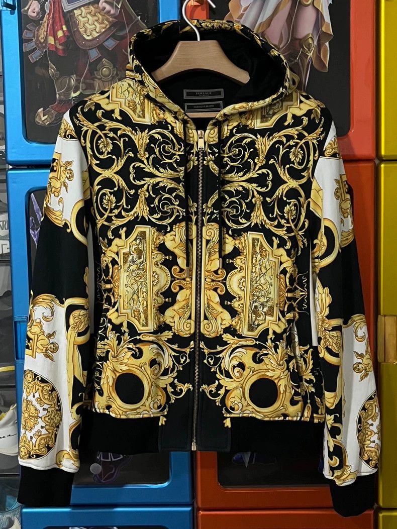 Versace Versace Printed sweatshirt jacket Size US L / EU 52-54 / 3 - 1 Thumbnail