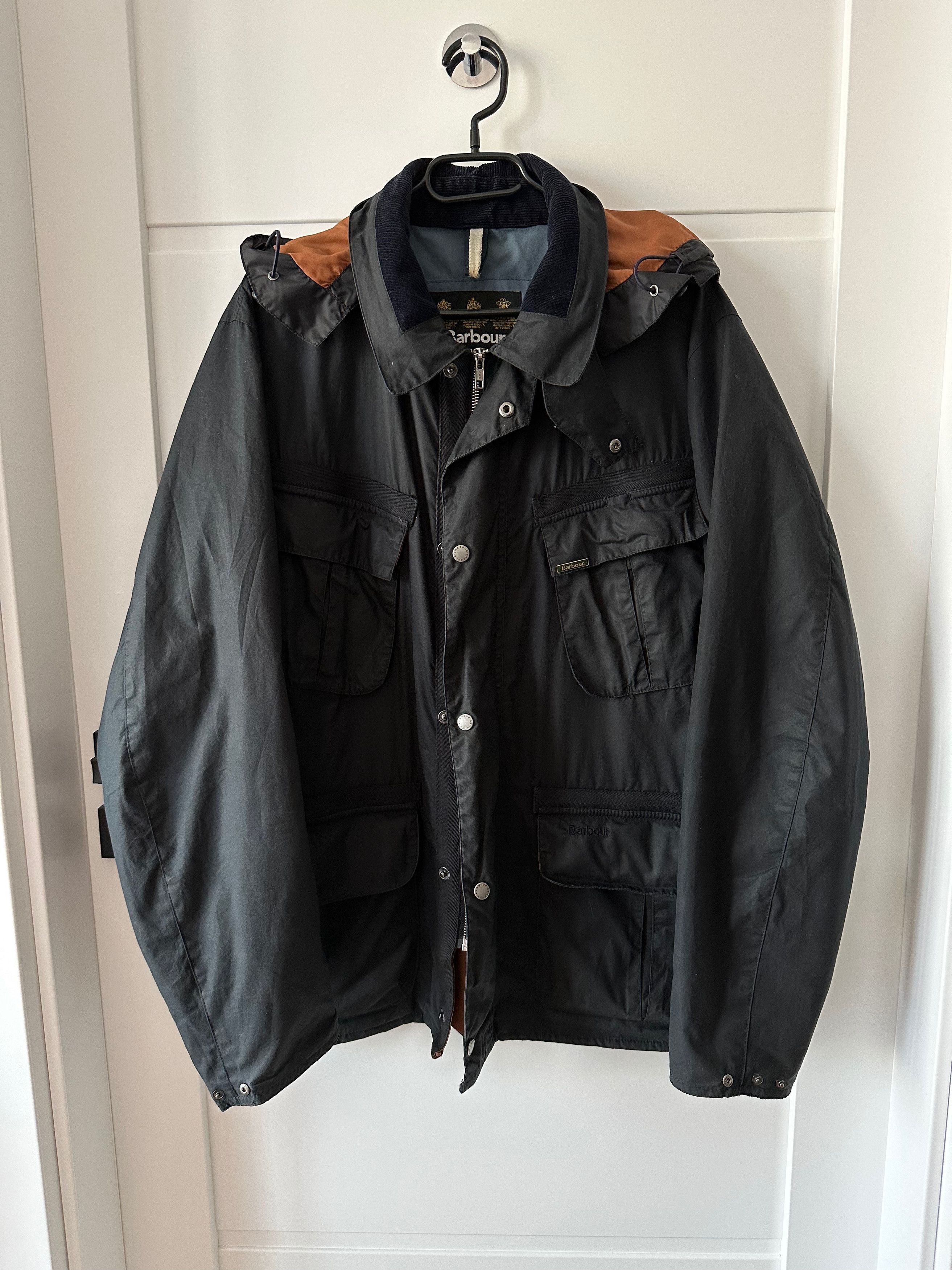 Barbour BARBOUR Benkirk Wax Jacket MWX0803NY51 hooded waxed Size US XL / EU 56 / 4 - 2 Thumbnail