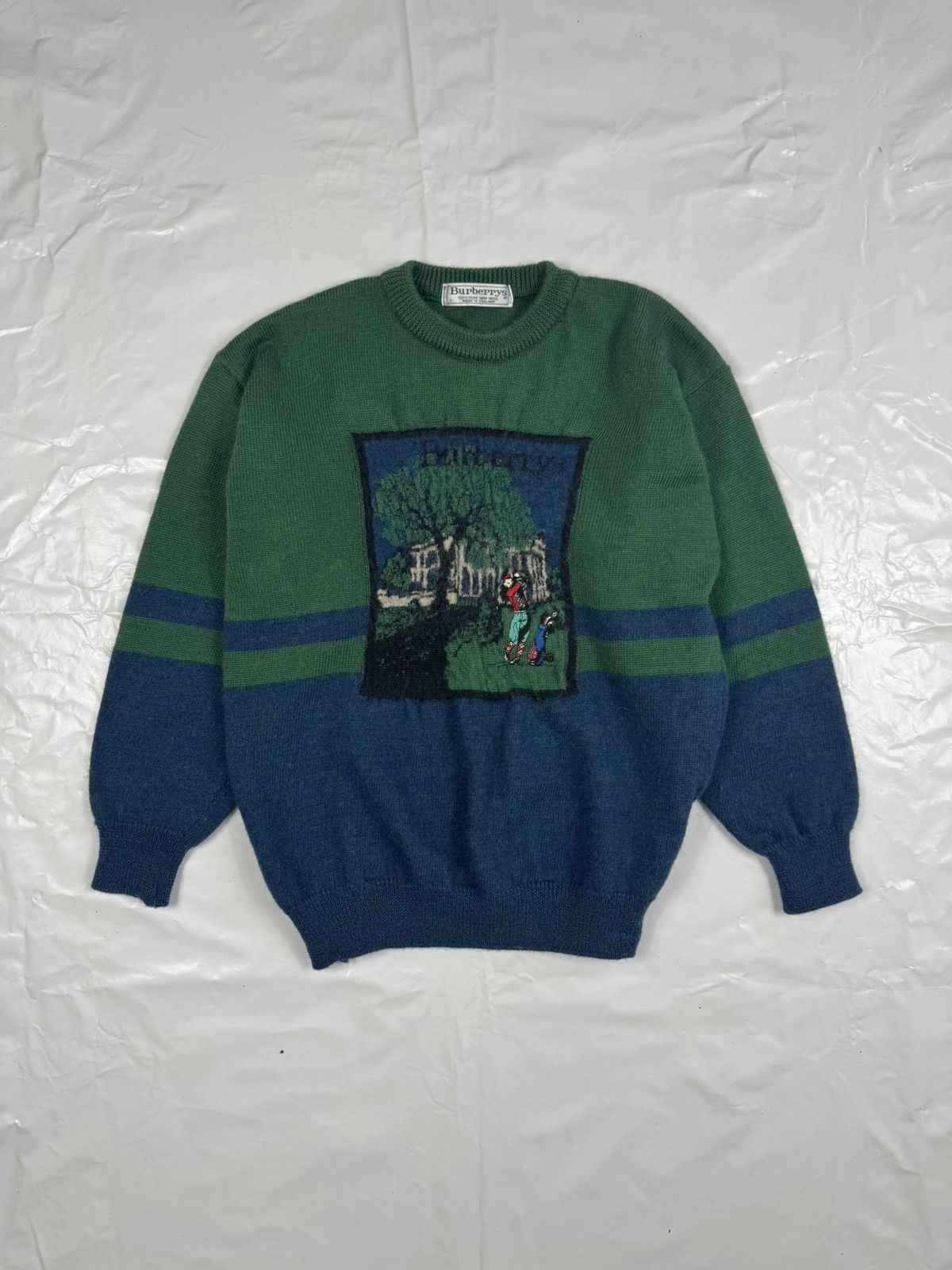 Burberry Burberrys vintage 80-80s sweater Size US M / EU 48-50 / 2 - 1 Thumbnail
