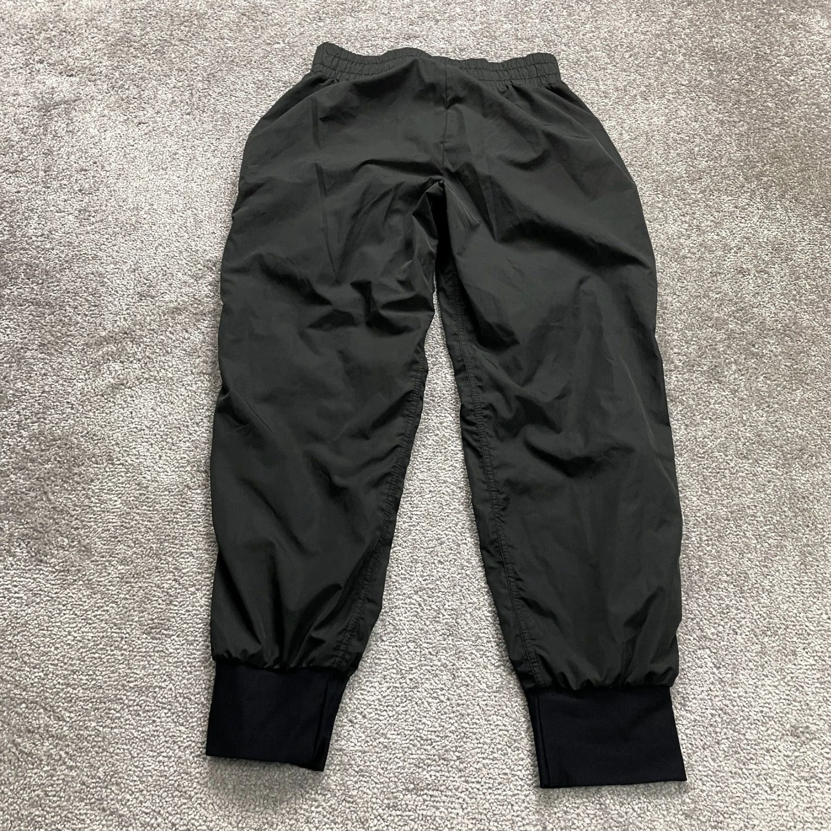 Vintage Honey Cut Pants Women's Track Windbreaker Active 28x27 Black Tapered Size 28" / US 6 / IT 42 - 2 Thumbnail