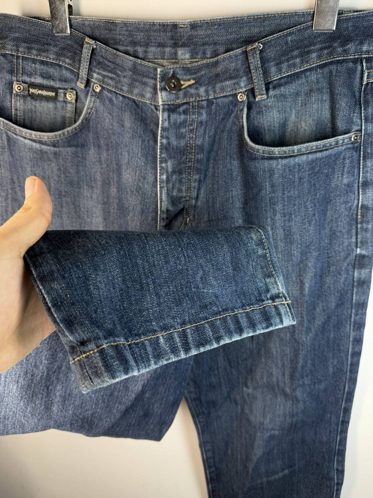 Yves Saint Laurent 32x32 YSL Jeans Denim Pants Size US 32 / EU 48 - 22 Thumbnail