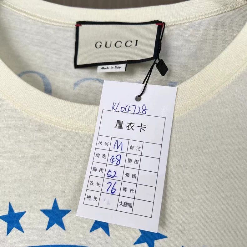 Gucci Gucci Snow mountain printed letter short sleeves 2501-Nexta Size US M / EU 48-50 / 2 - 7 Thumbnail