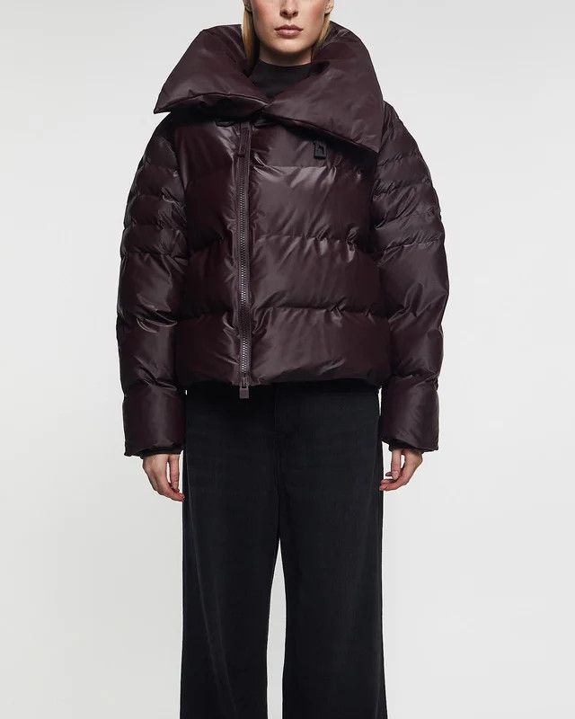Rains Rains Alta Vision Short Puffer Jacket Down Jacket Size L / US 10 / IT 46 - 1 Thumbnail