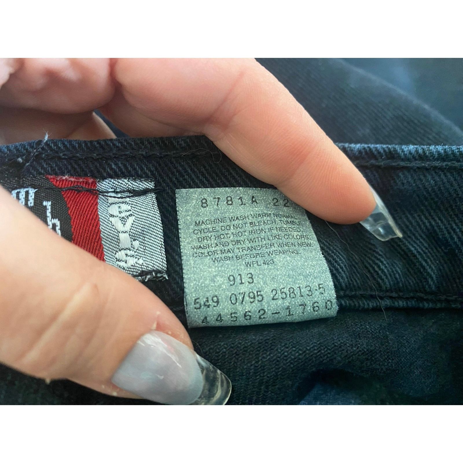 Levi's Levis 90s Silvertab Loose Tapered Blue Jeans 42x34 (40x34) * Size US 42 / EU 58 - 3 Thumbnail