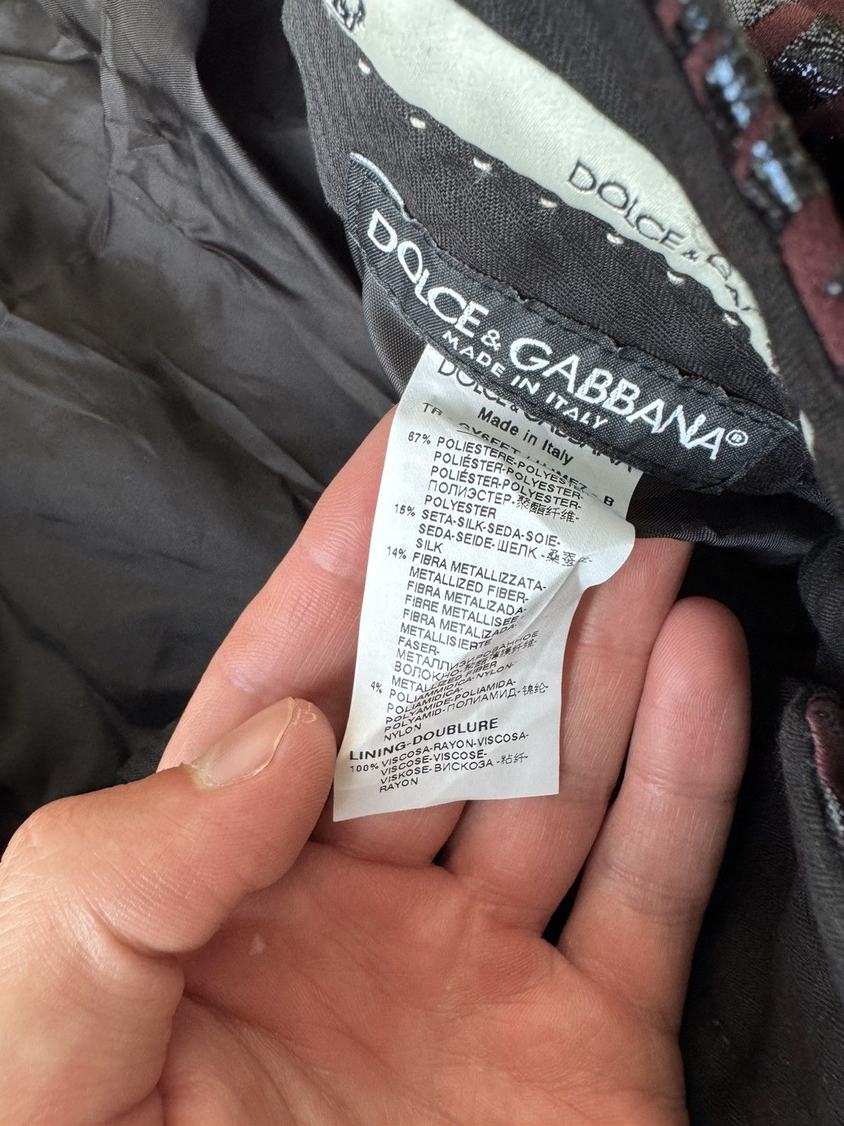 Dolce & Gabbana Dolce Gabbana Jacquard trousers Size US 38 / EU 54 - 6 Thumbnail