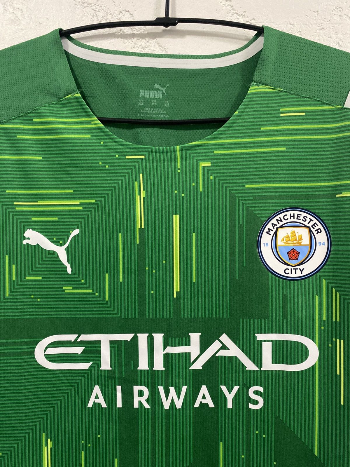 Puma Manchester City 2021/2022 home soccer jersey size: XXL Size US XXL / EU 58 / 5 - 2 Thumbnail