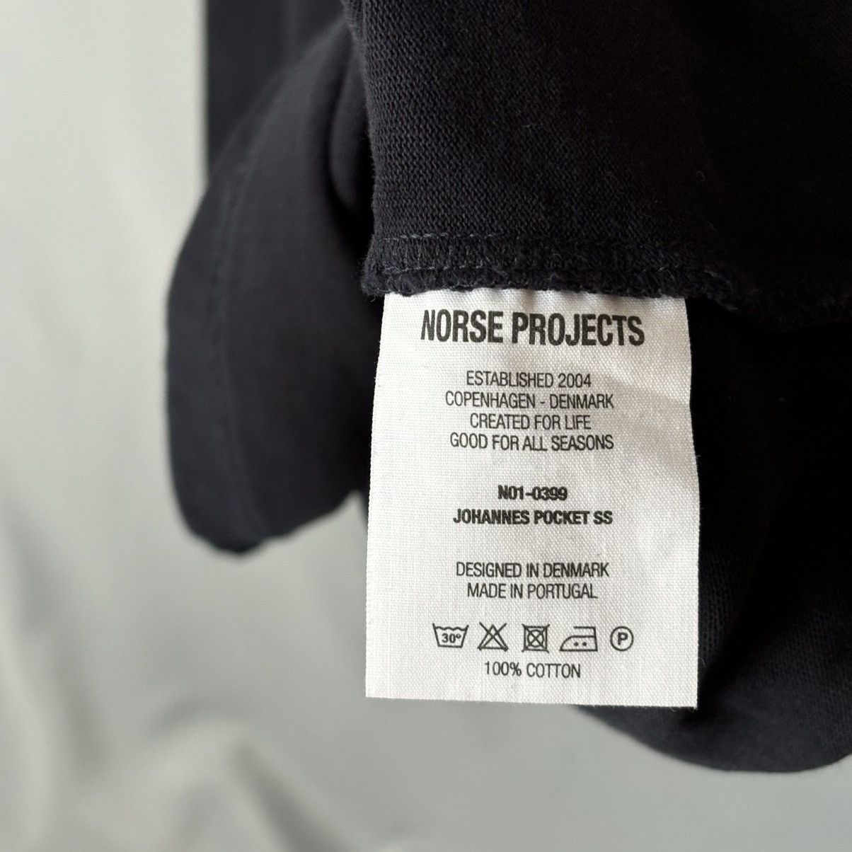 Norse Projects Norse Projects basic t-shirt tee black xl streetwear rare Size US XL / EU 56 / 4 - 5 Thumbnail
