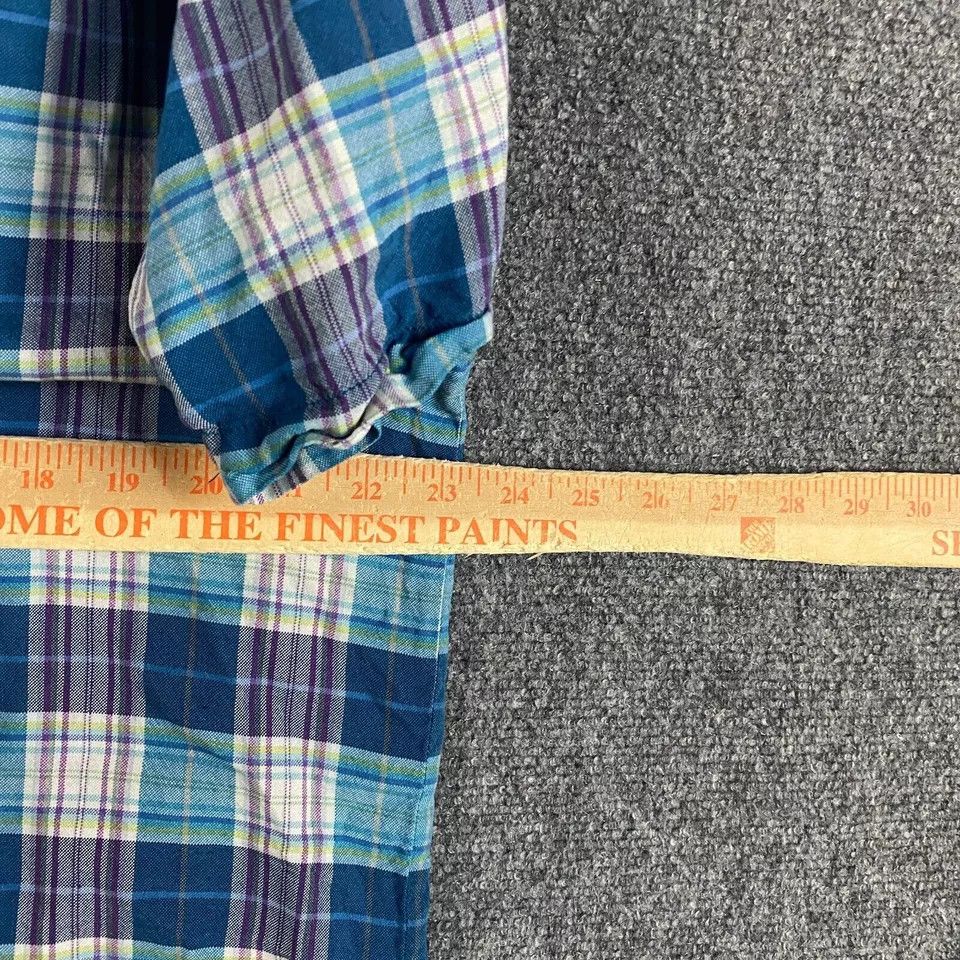 Tommy Bahama Tommy Bahama Shirt Men's Large Button Up Short Sleeve Plaid Size US L / EU 52-54 / 3 - 7 Thumbnail
