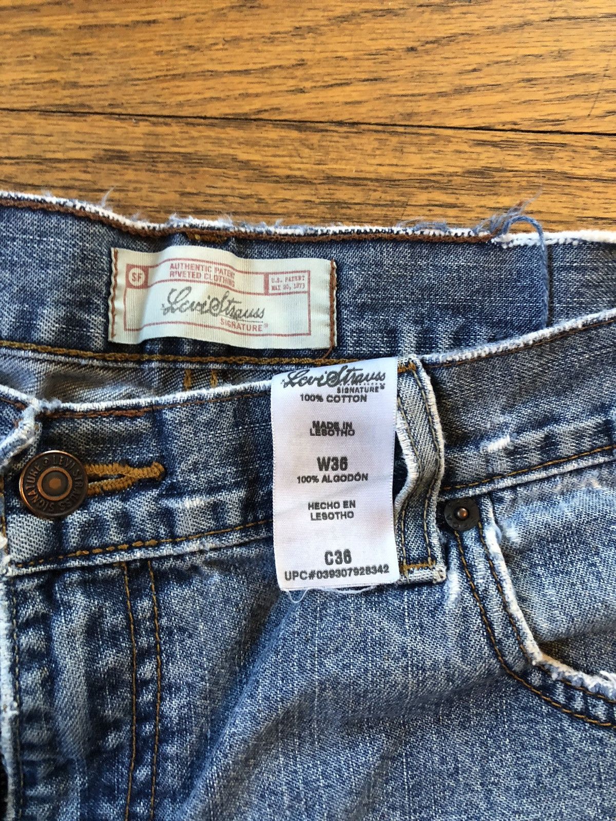 Levi's × Vintage Rare Thrashed Vintage Levi denims Size US 36 / EU 52 - 7 Thumbnail