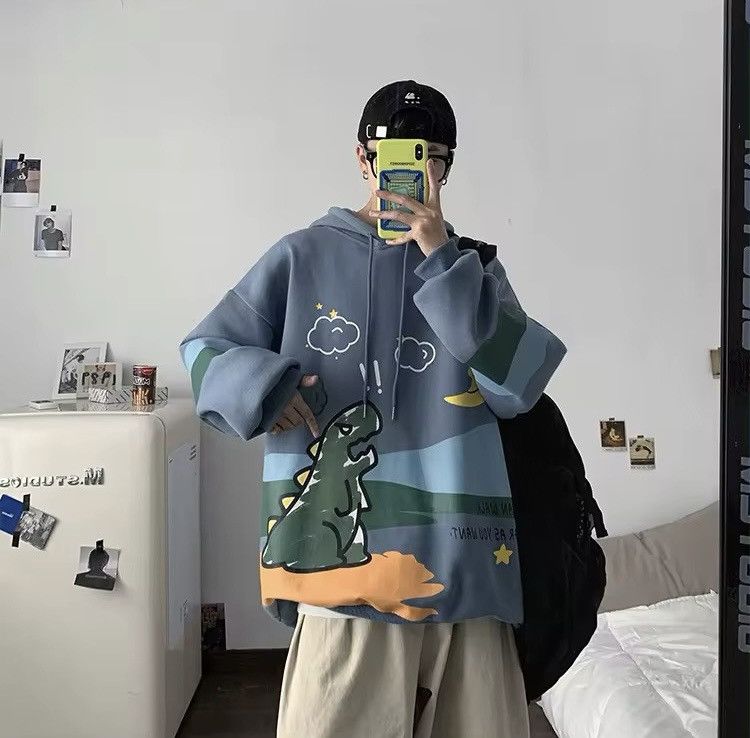 Japanese Brand Cartoon Full Print Sweater Hoodies Jumper Sweatshirt Size US L / EU 52-54 / 3 - 3 Thumbnail