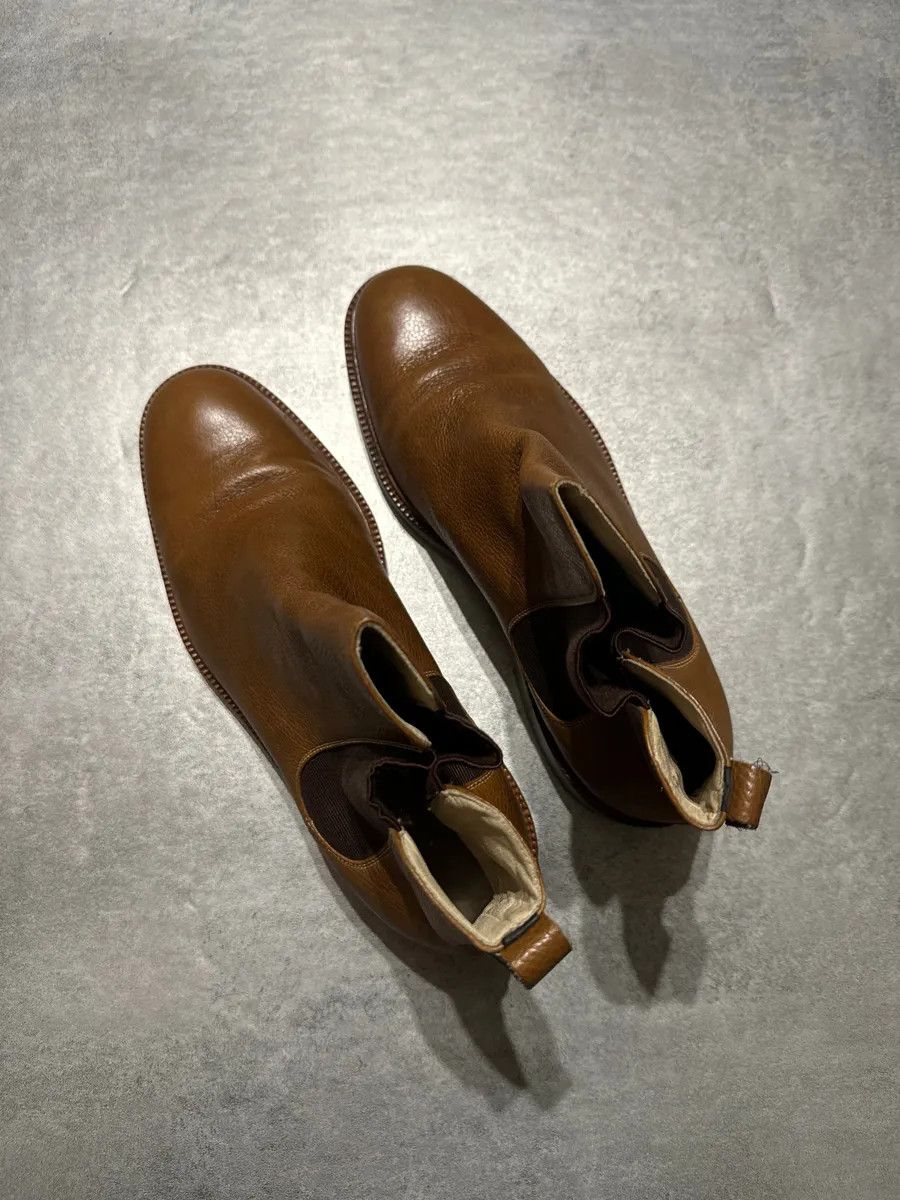 Giorgio Armani 2000s Giorgio Armani Brown Italian Leather Boots Size US 9.5 / EU 42-43 - 4 Thumbnail