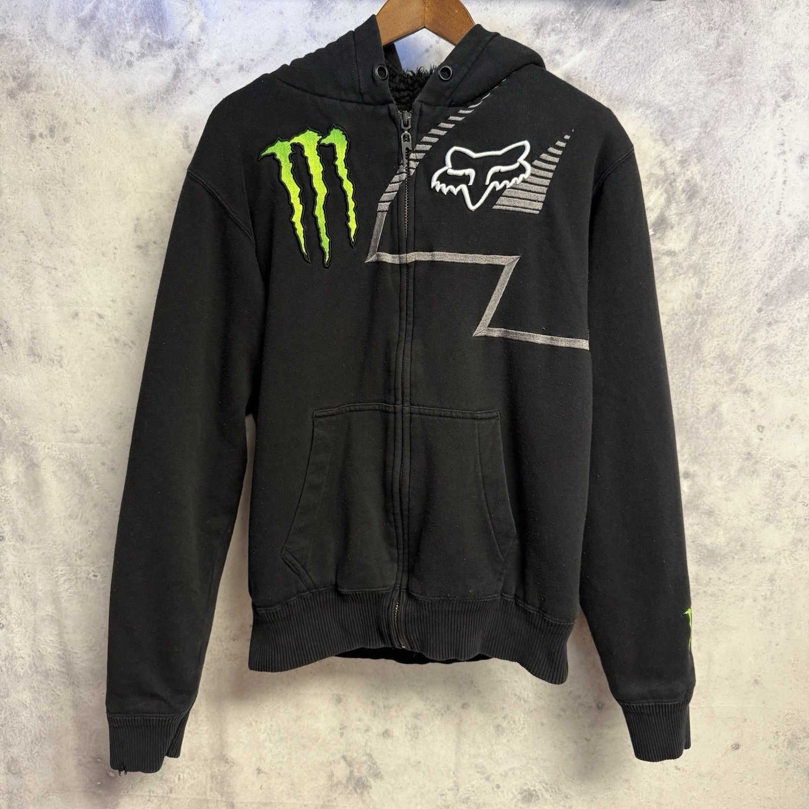 Vintage Vintage Monster Energy Ricky Carmichael #4 Hoodie Sweatshirt Size US M / EU 48-50 / 2 - 2 Thumbnail